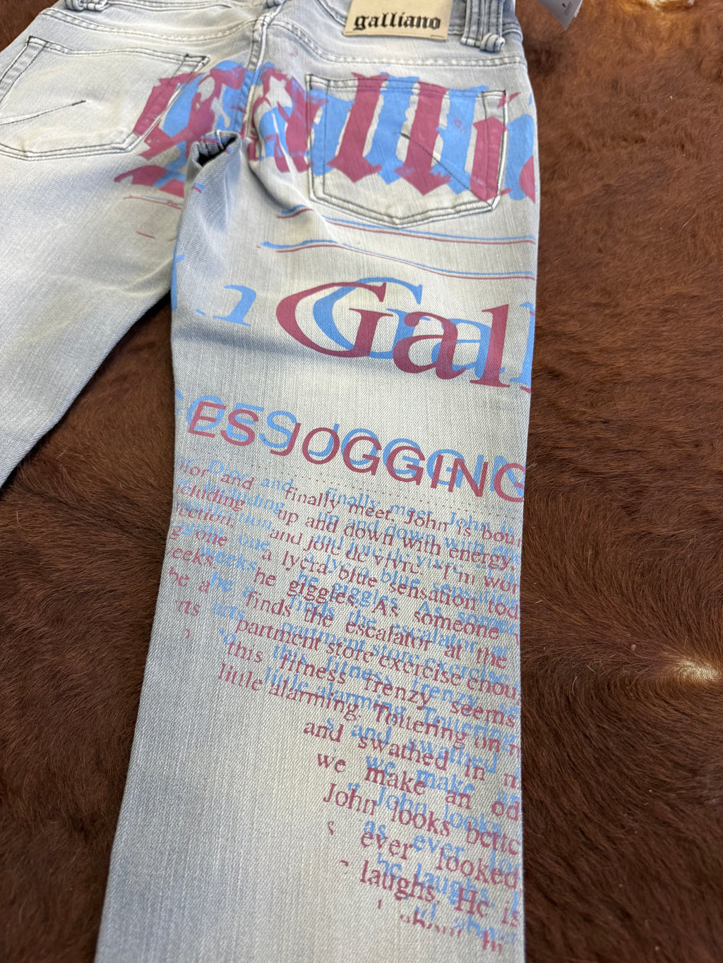 Jeans John Galliano Gazzette 2000” nuovo