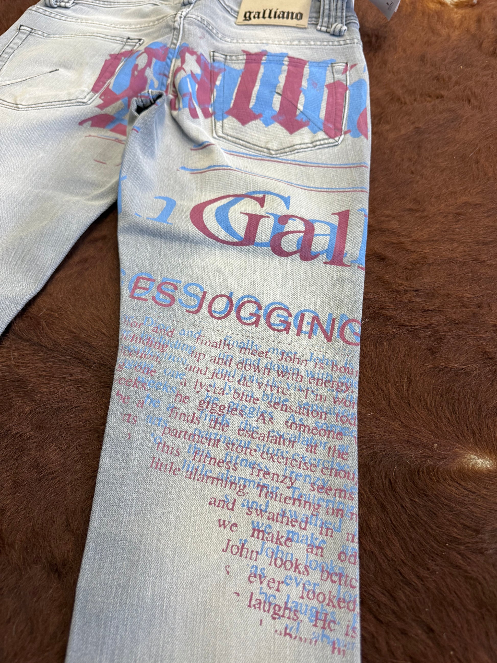 Jeans John Galliano Gazzette 2000” nuovo