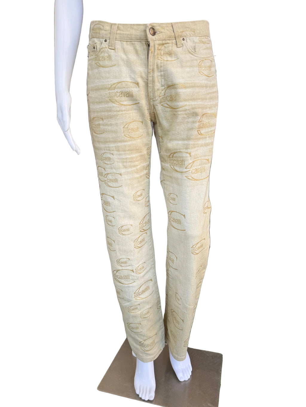 Jeans logo Roberto Cavalli Just 2000s