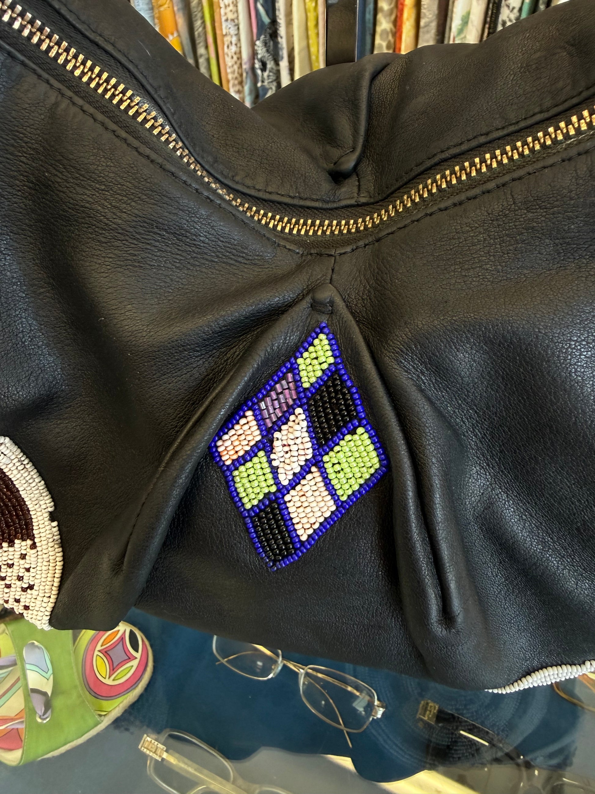 Borsa Etro ricamata in perline navajo 00s