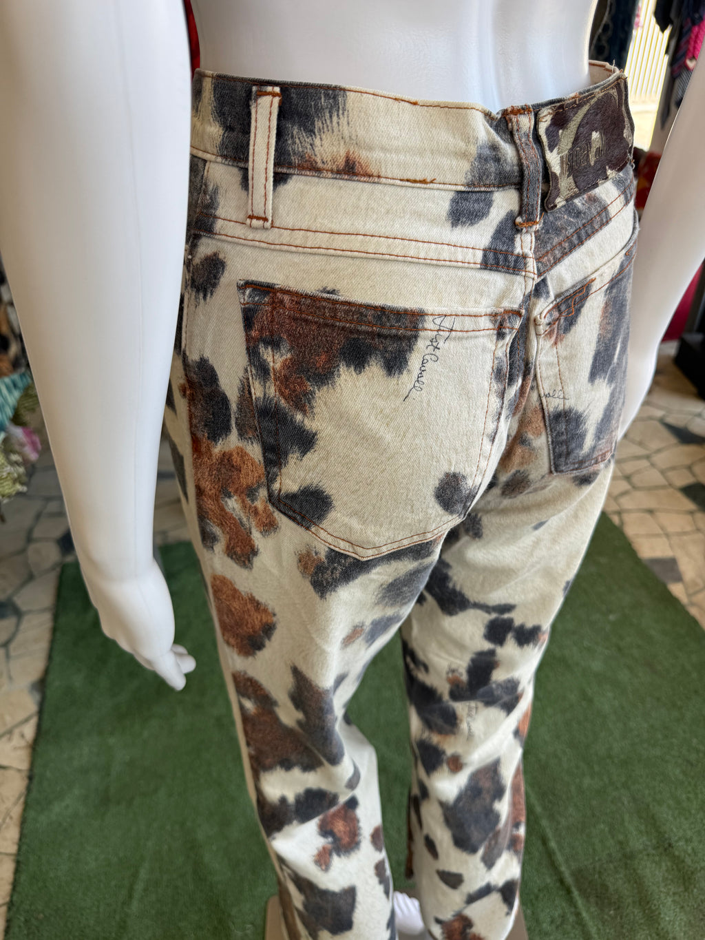 Jeans Roberto Cavalli pezzato micca 00s