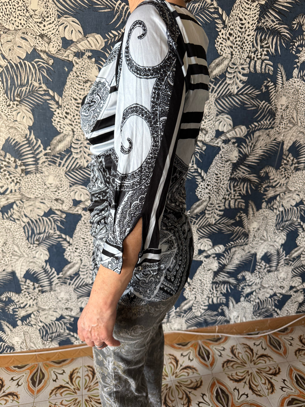 Top barocco Roberto Cavalli Class