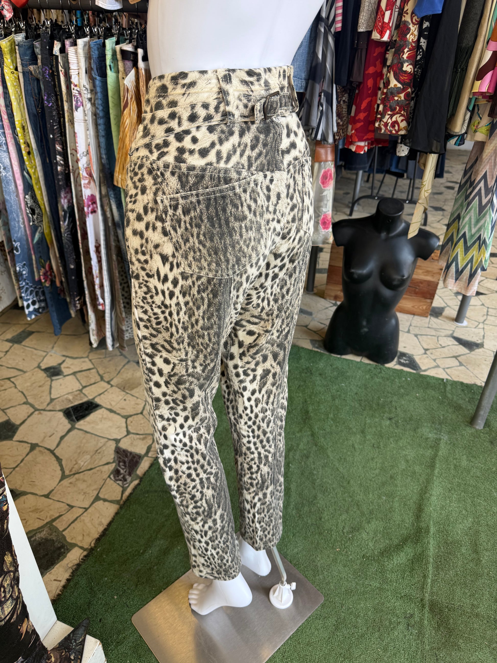 Jeans Roberto Cavalli just leopardo 00s