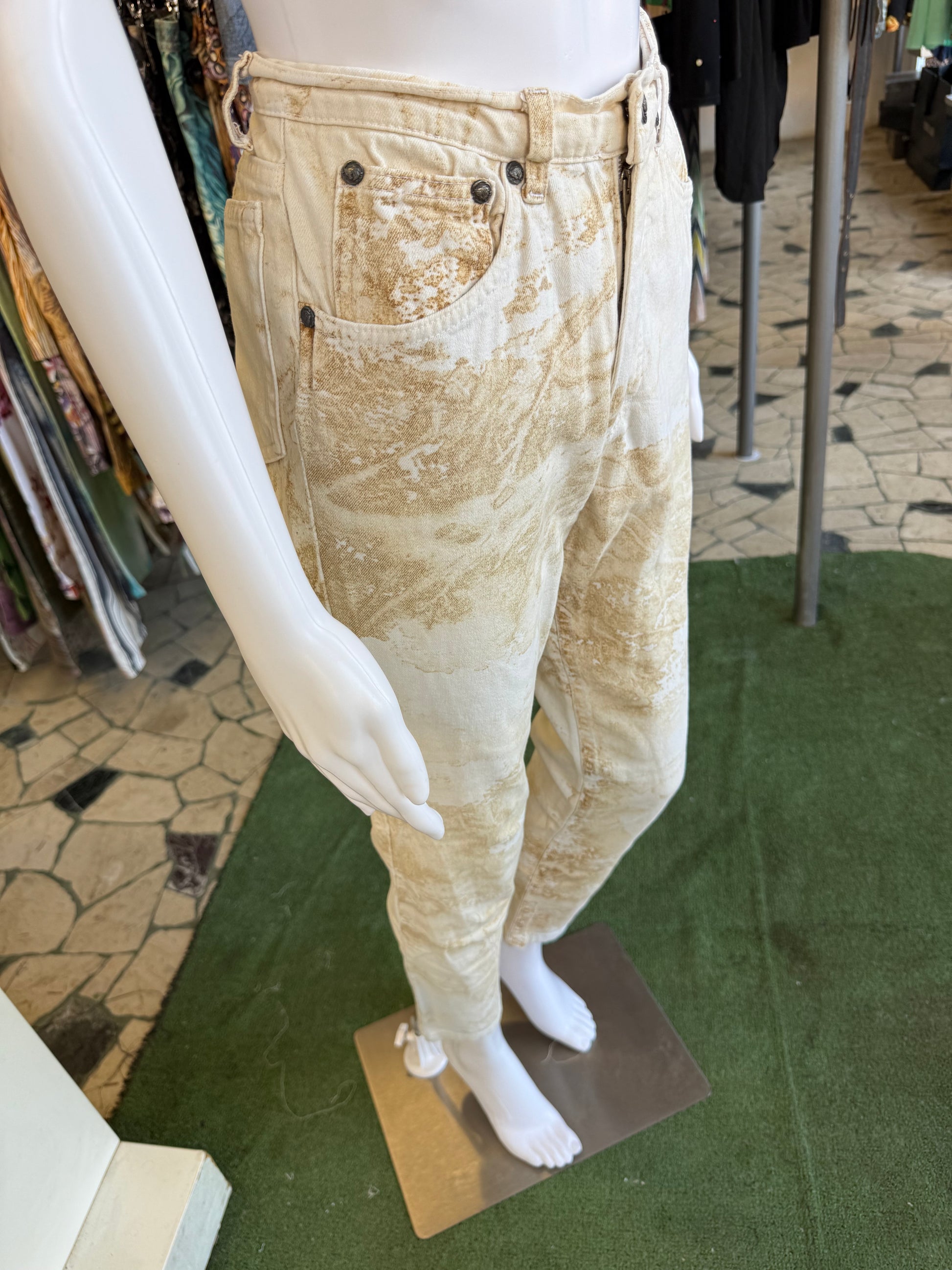 Jeans Roberto Cavalli  marmo e travertino 90s