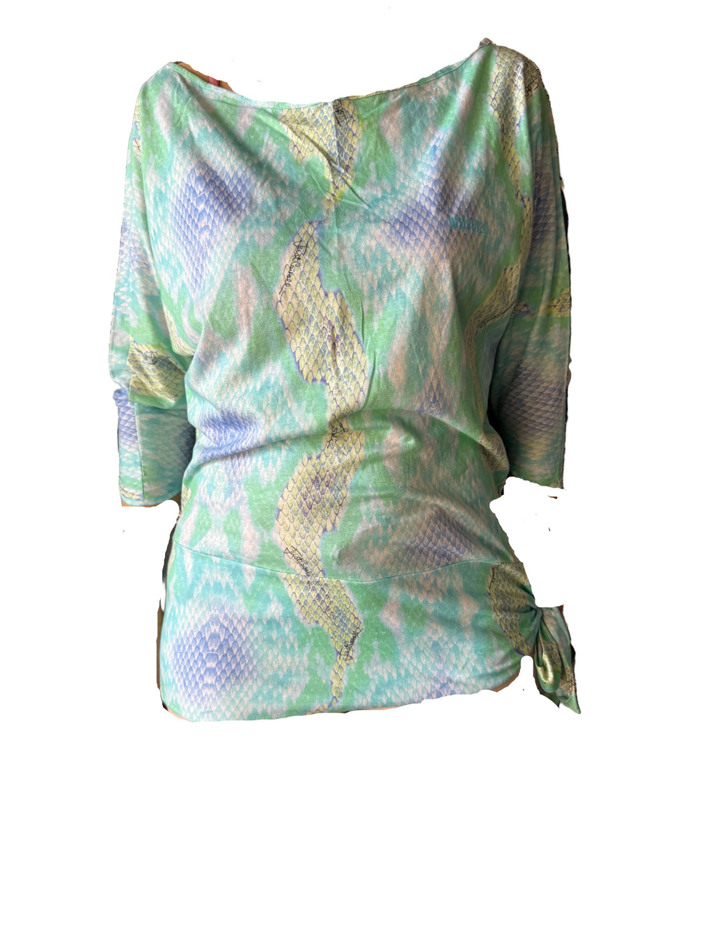 Top pitone multicolore Roberto Cavalli Just