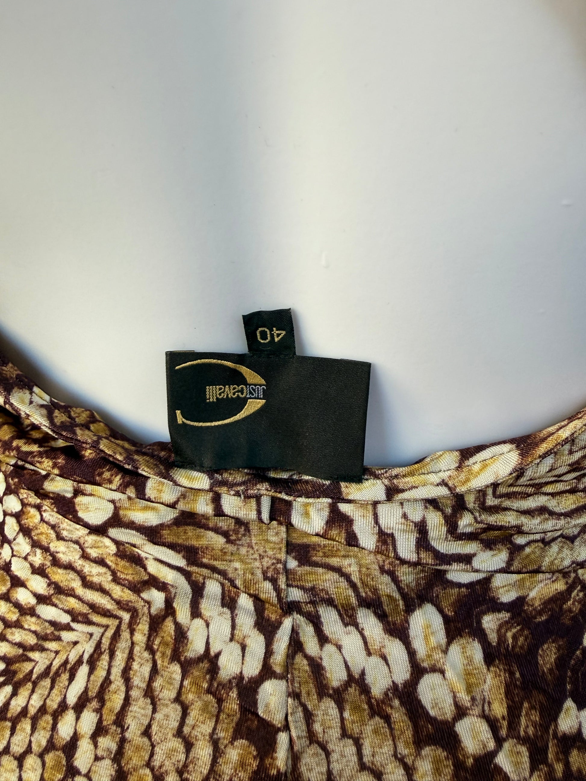 Abito Roberto Cavalli animalier pitone