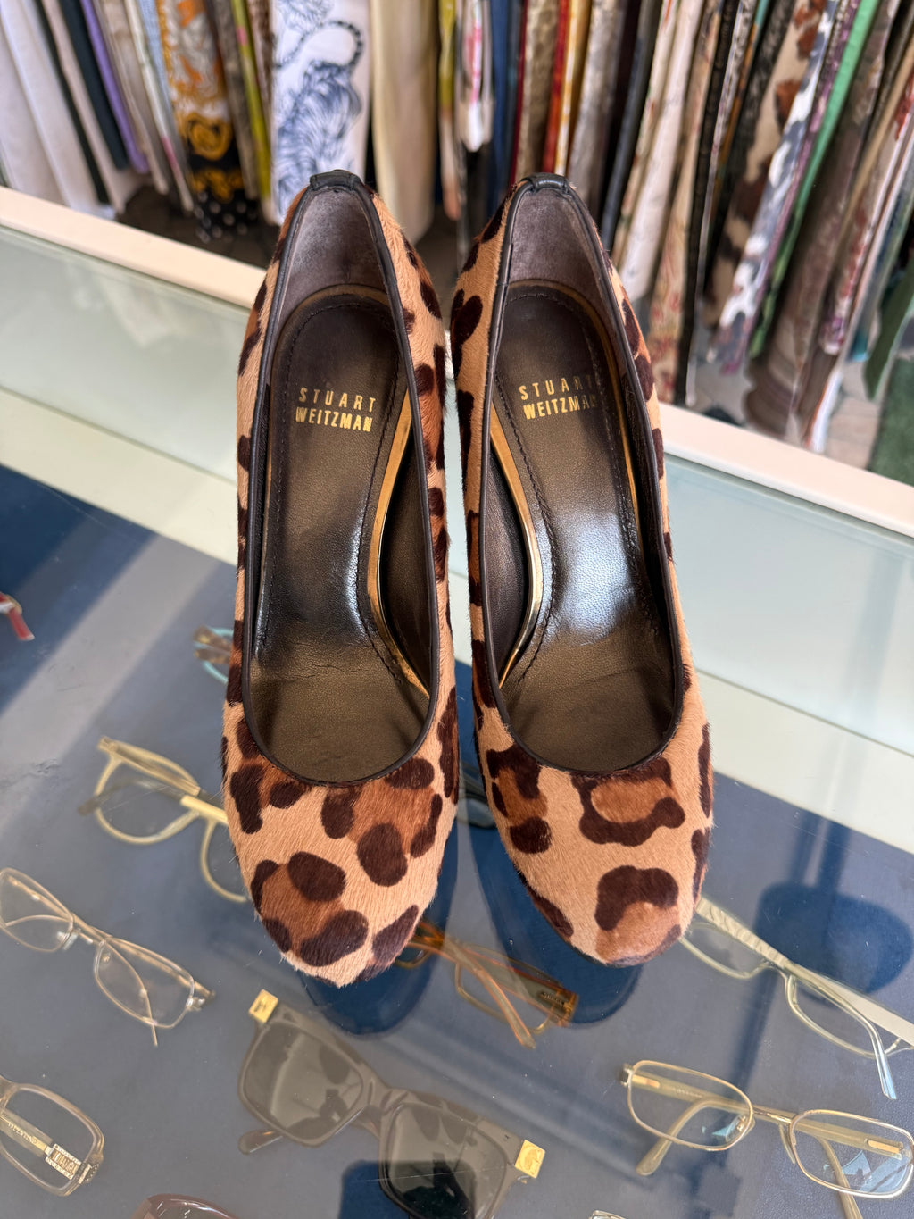 Tacchi Stuart Weitzman leopardo
