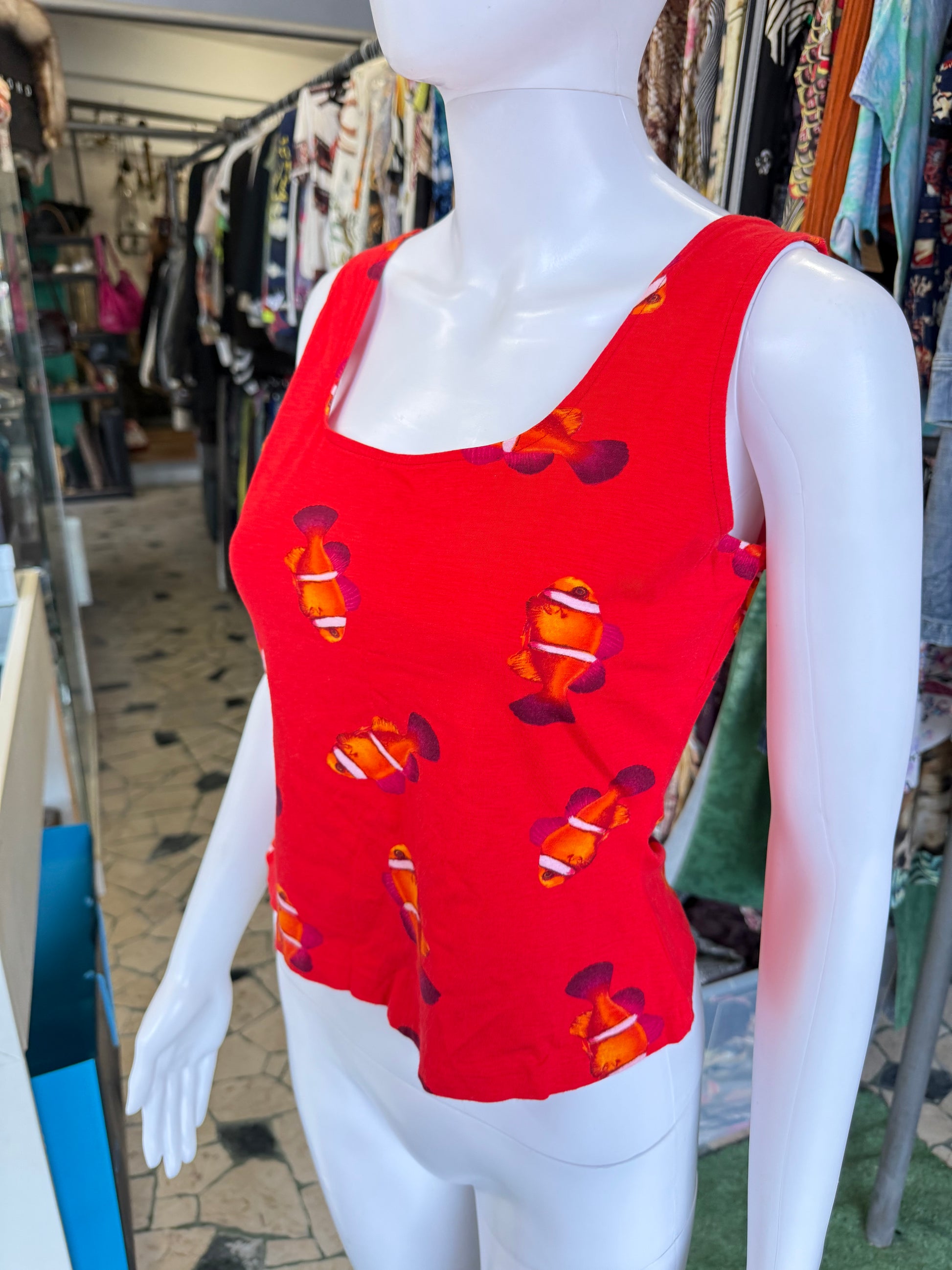 Top Kenzo pesci pagliaccio 00s