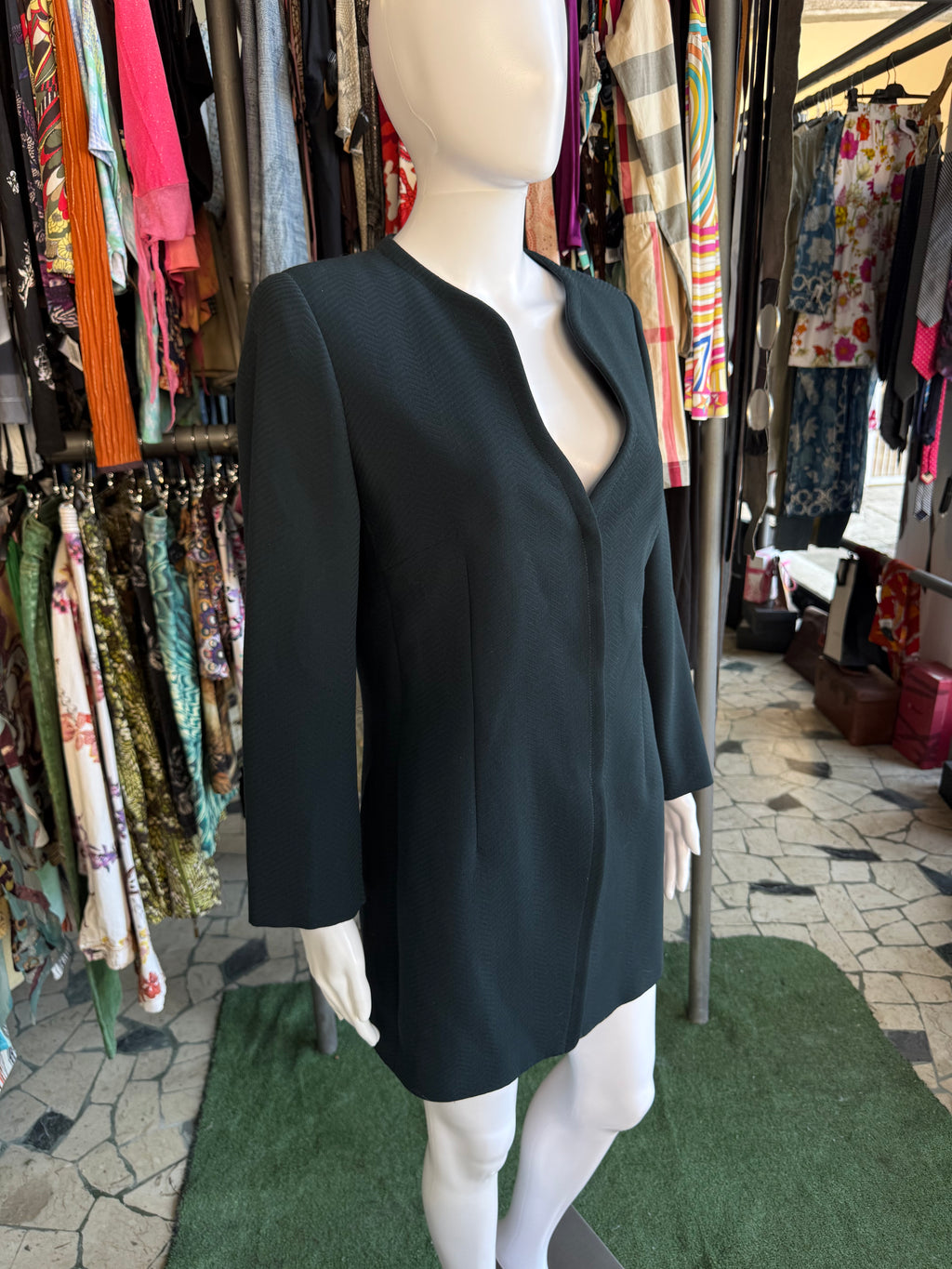 Giacca lunga Giorgio Armani 1980s