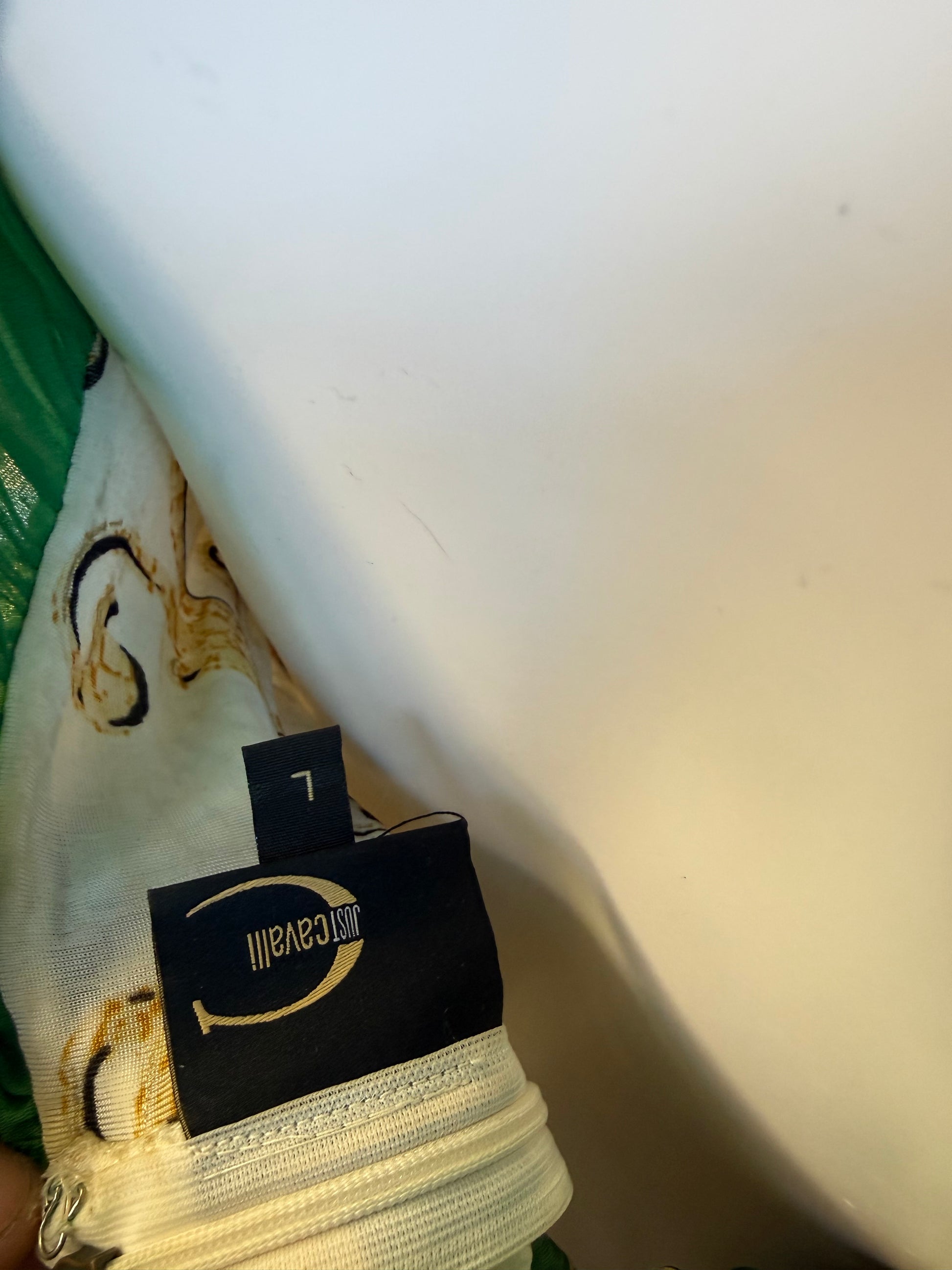 Set Roberto Cavalli verde barocco