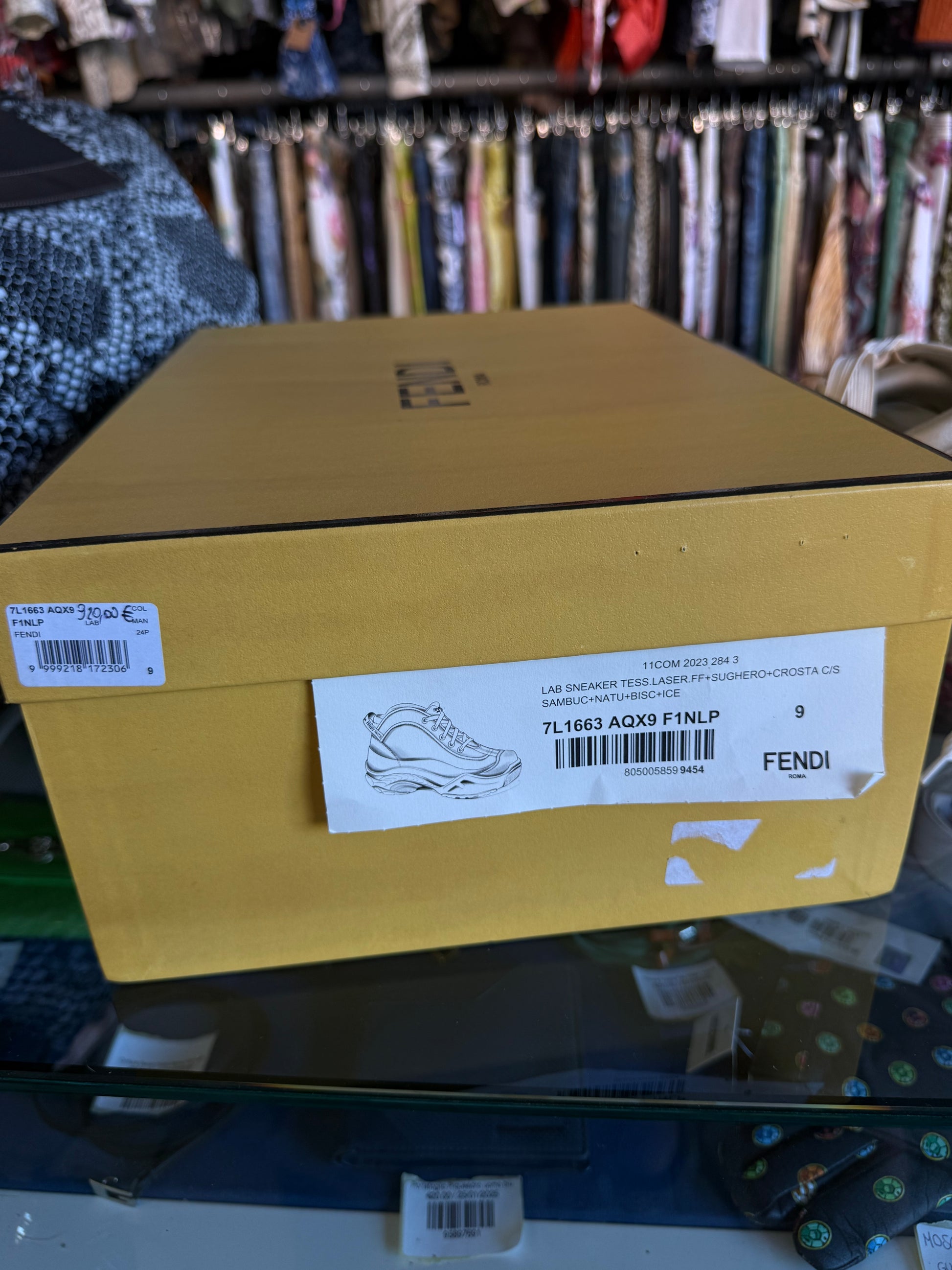 Sneakers Fendi SS2024 uomo FF nuove