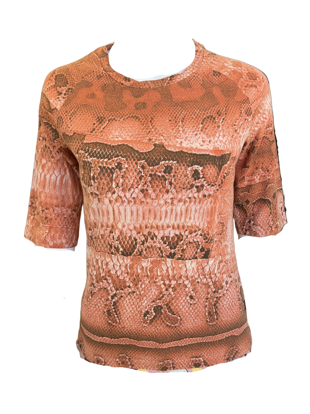 Top Roberto Cavalli Just stampa pitone nuovo