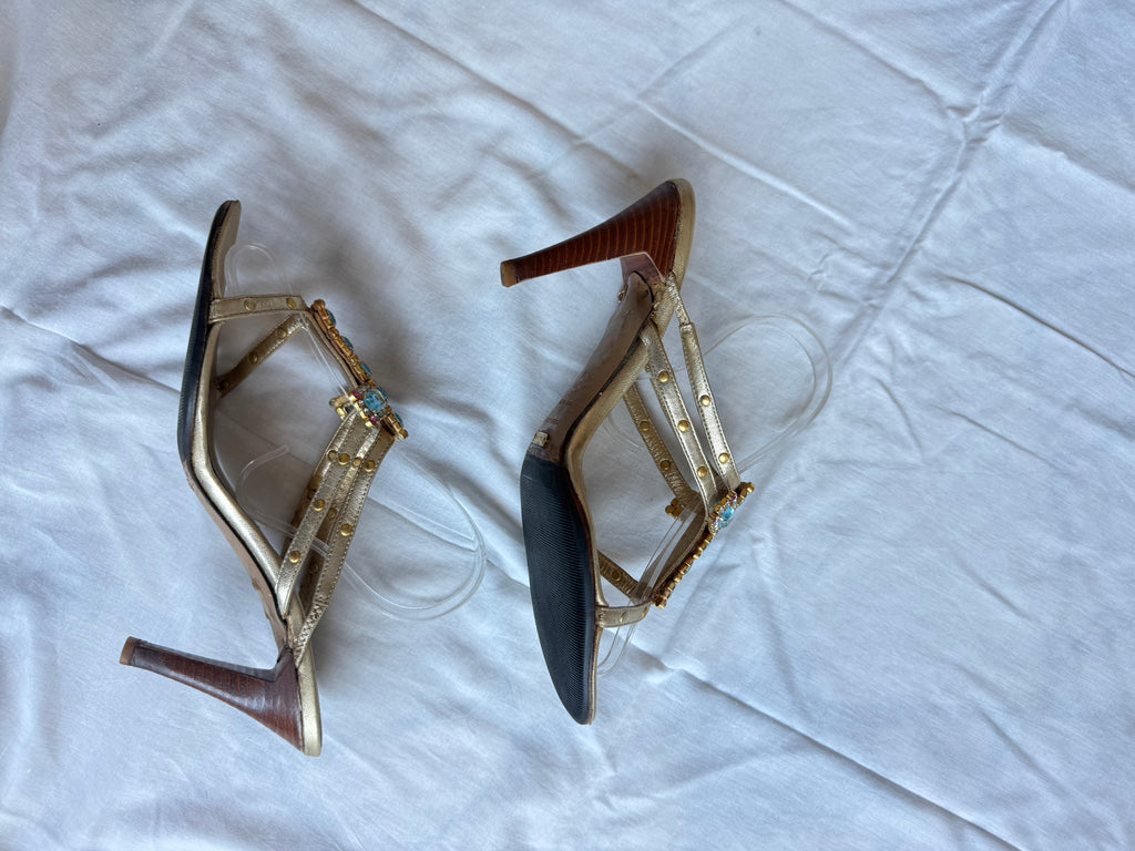 Sandali Dolce & Gabbana croce gioiello  00s