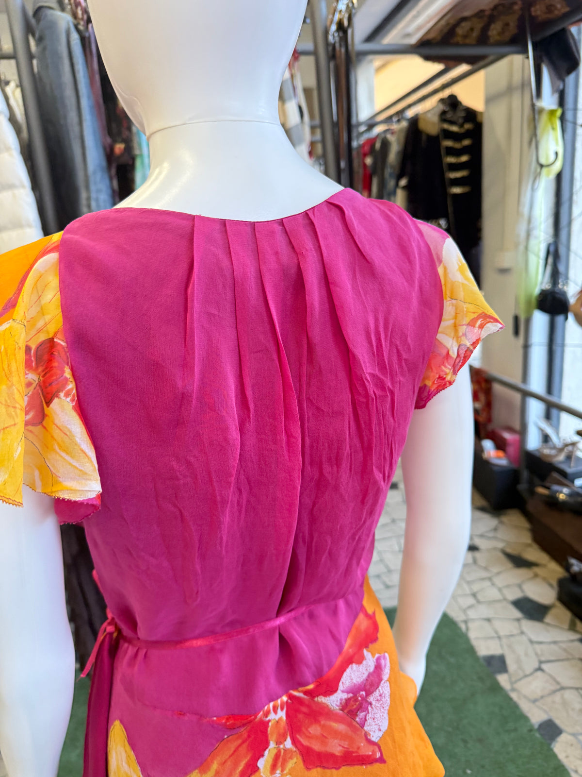 Top Diane Von Fustenberg orchidee in seta 00s
