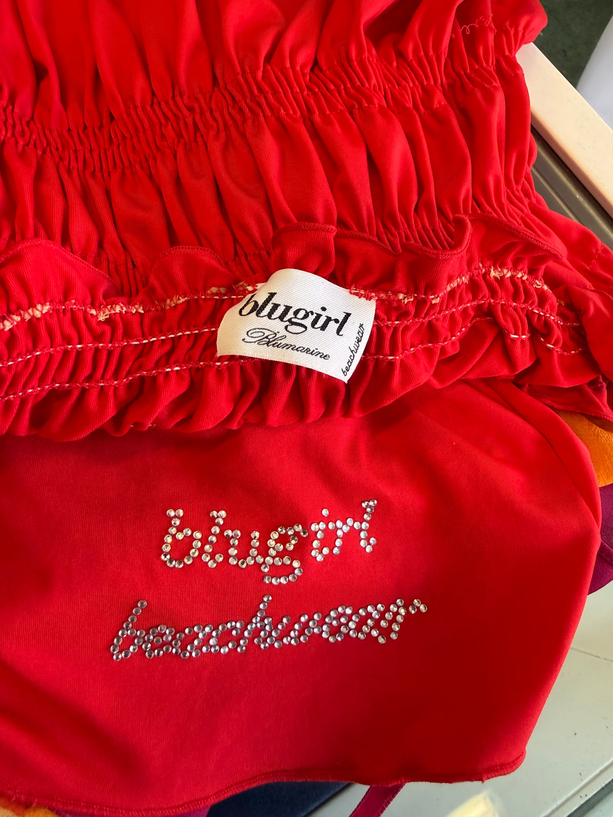 Abito Blumarine rosso 00s