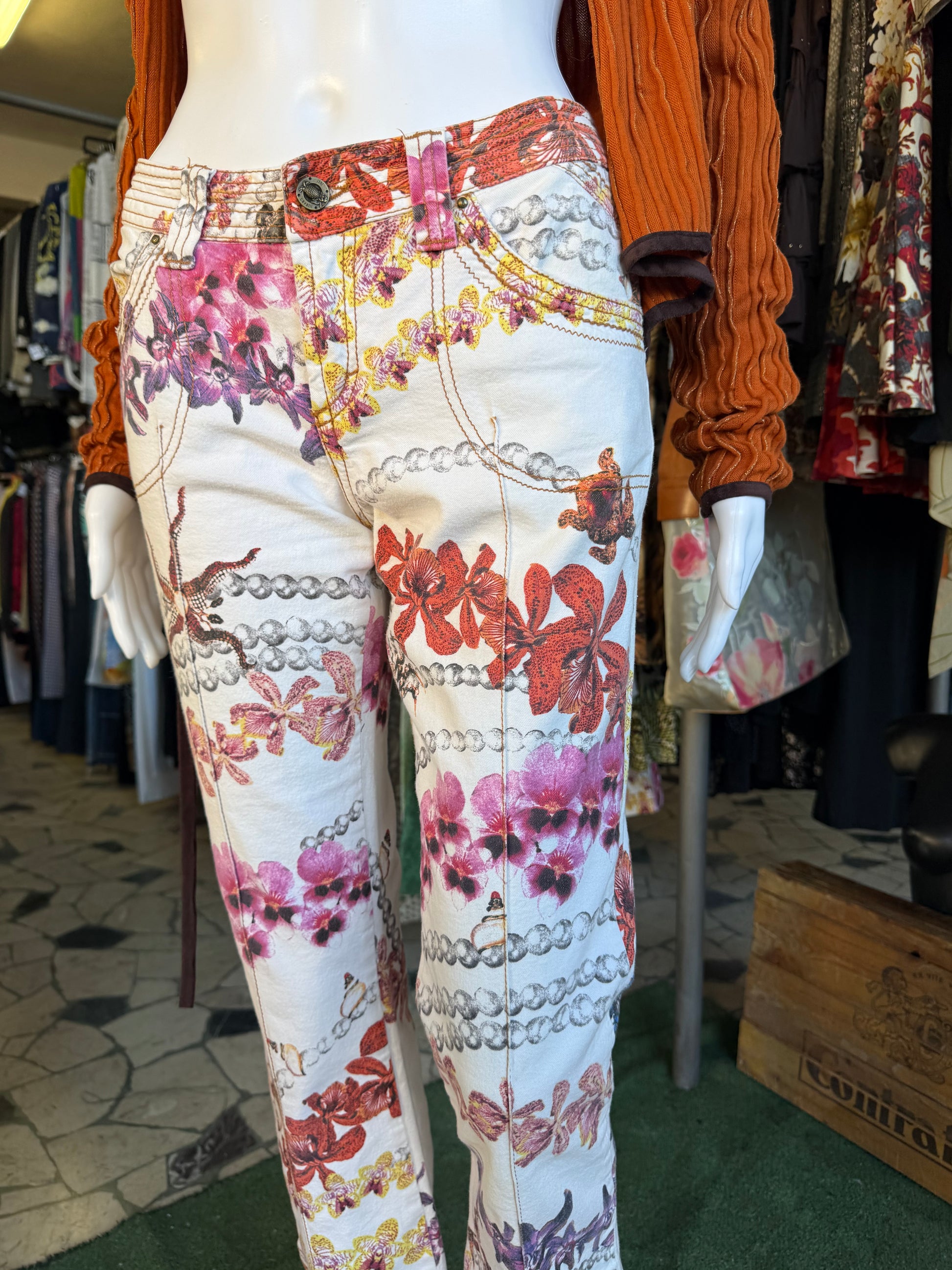 Jeans Hawaii gioiello Roberto Cavalli Just 2005” circa