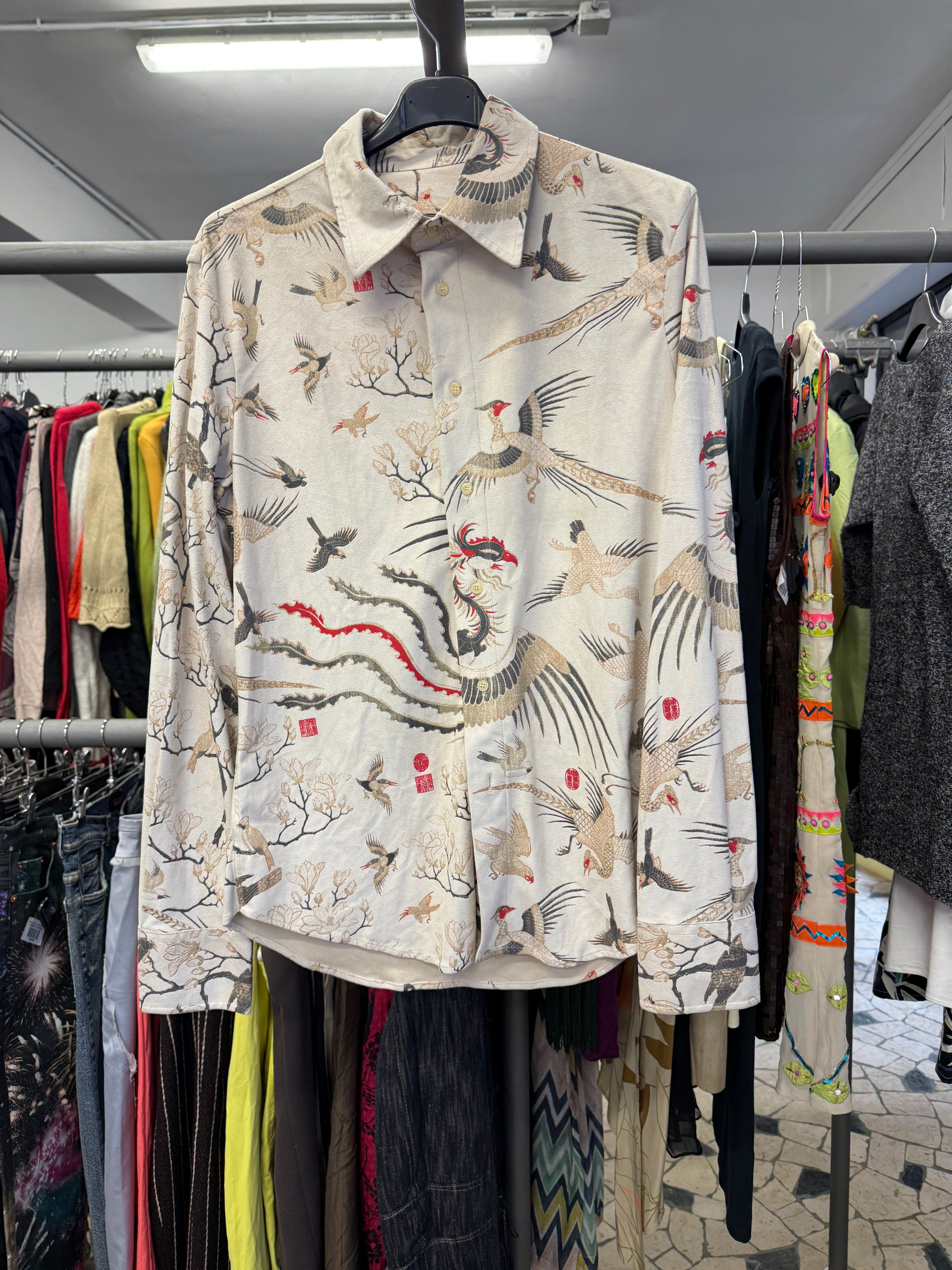 Camicia Roberto Cavalli uomo aironi