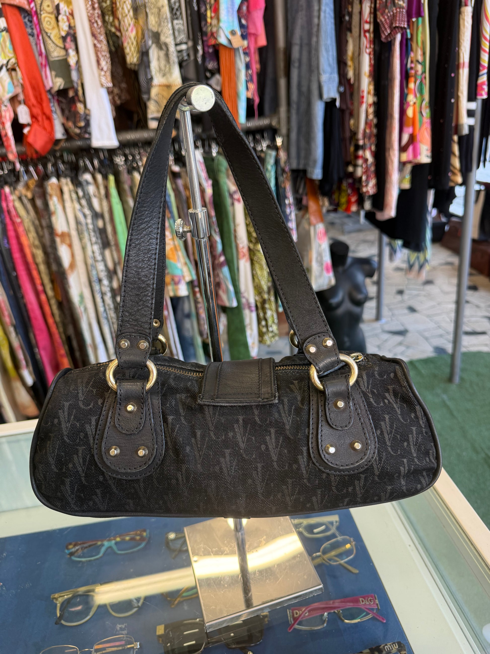 Borsa Versace logo pelle Y2K