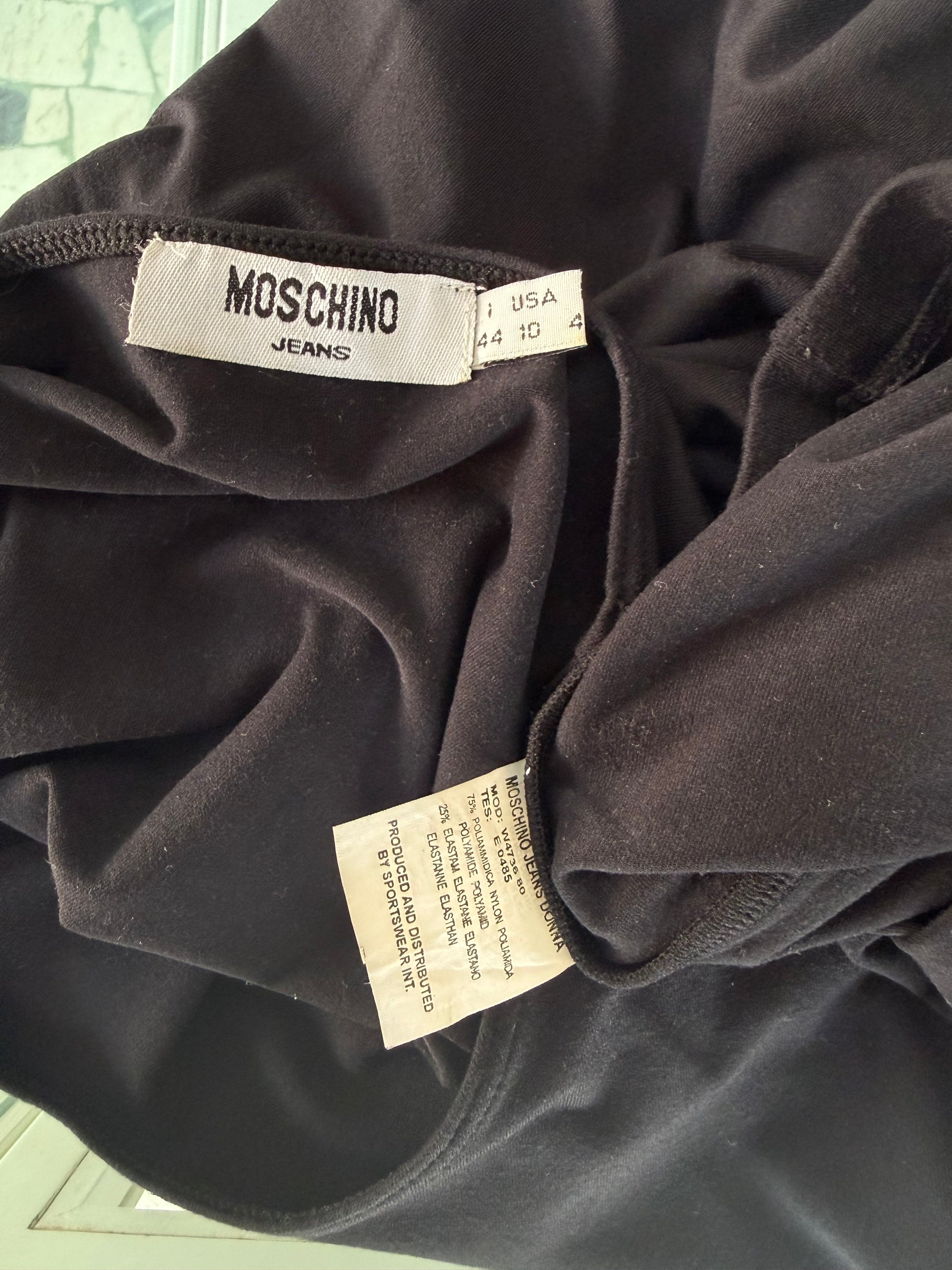 Top Moschino pianeti 90s
