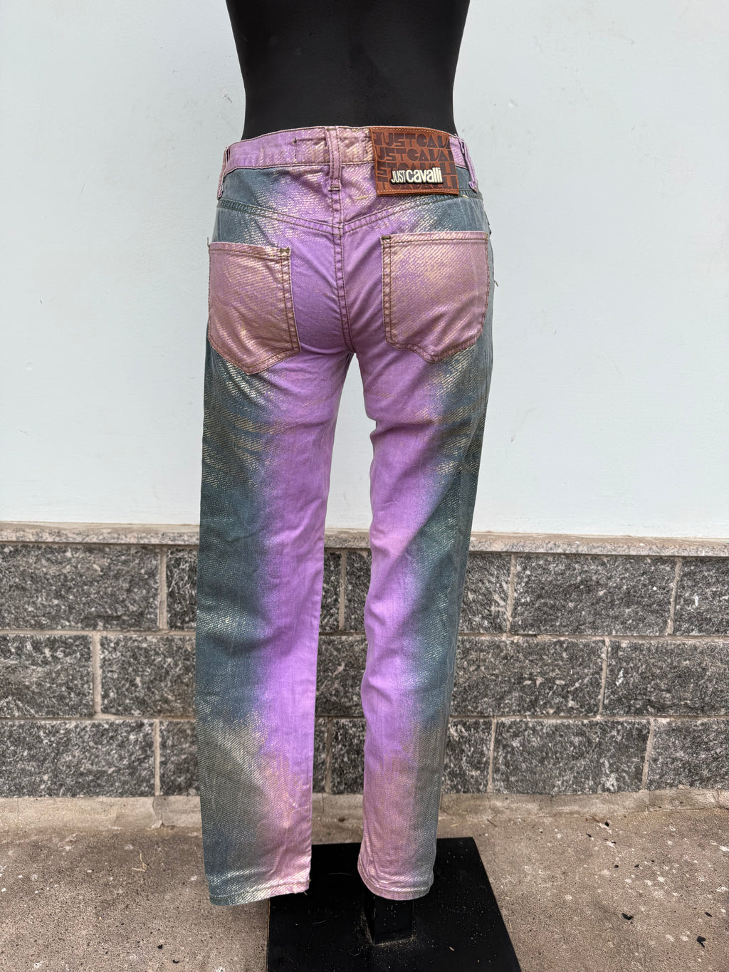 Jeans Roberto Cavalli Just multicolore anni 2000
