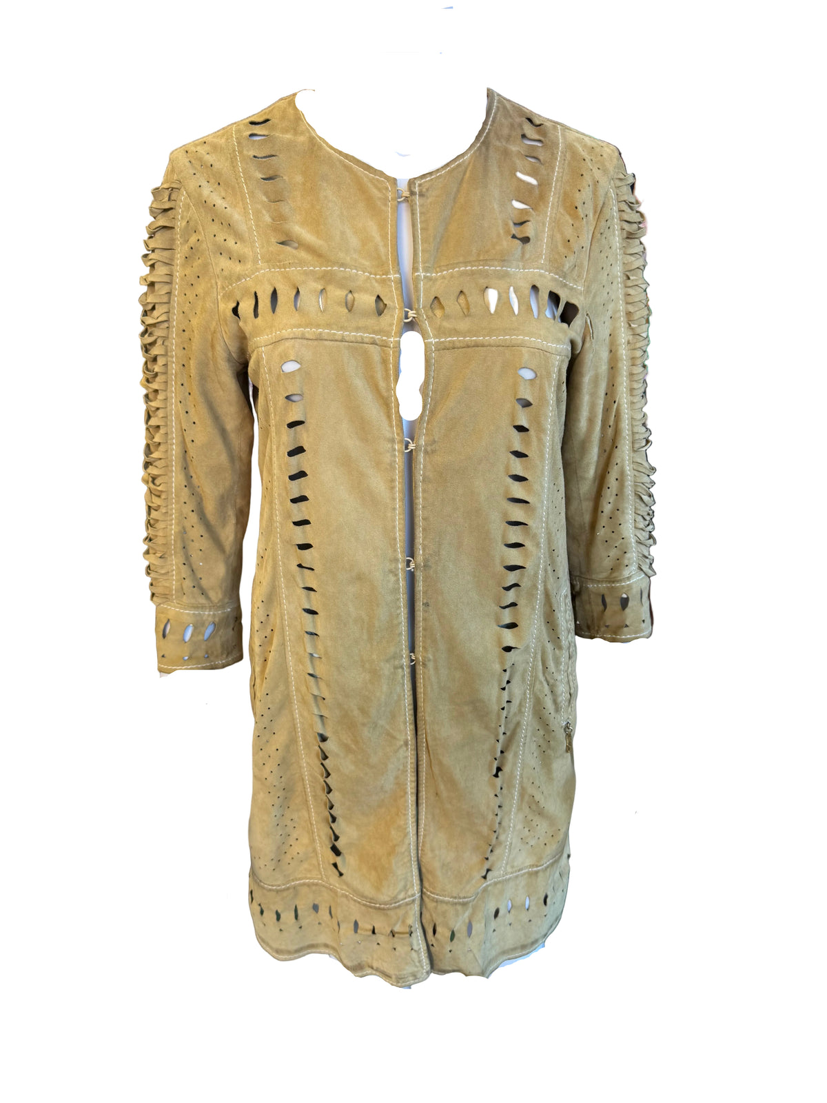 Giacca Western Roberto Cavalli in pelle 00s