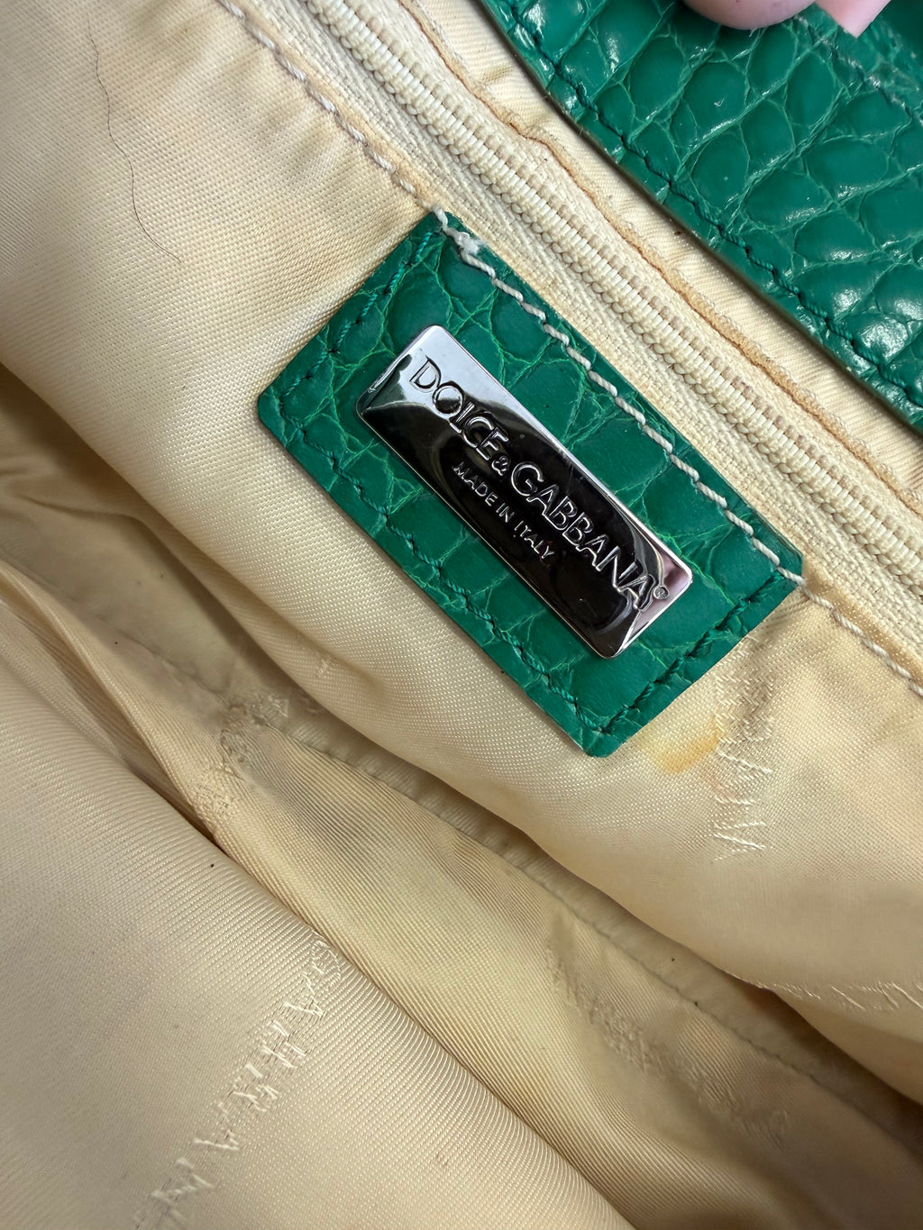Borsa baguette Dolce&gabbana SS2004 quadrifoglio