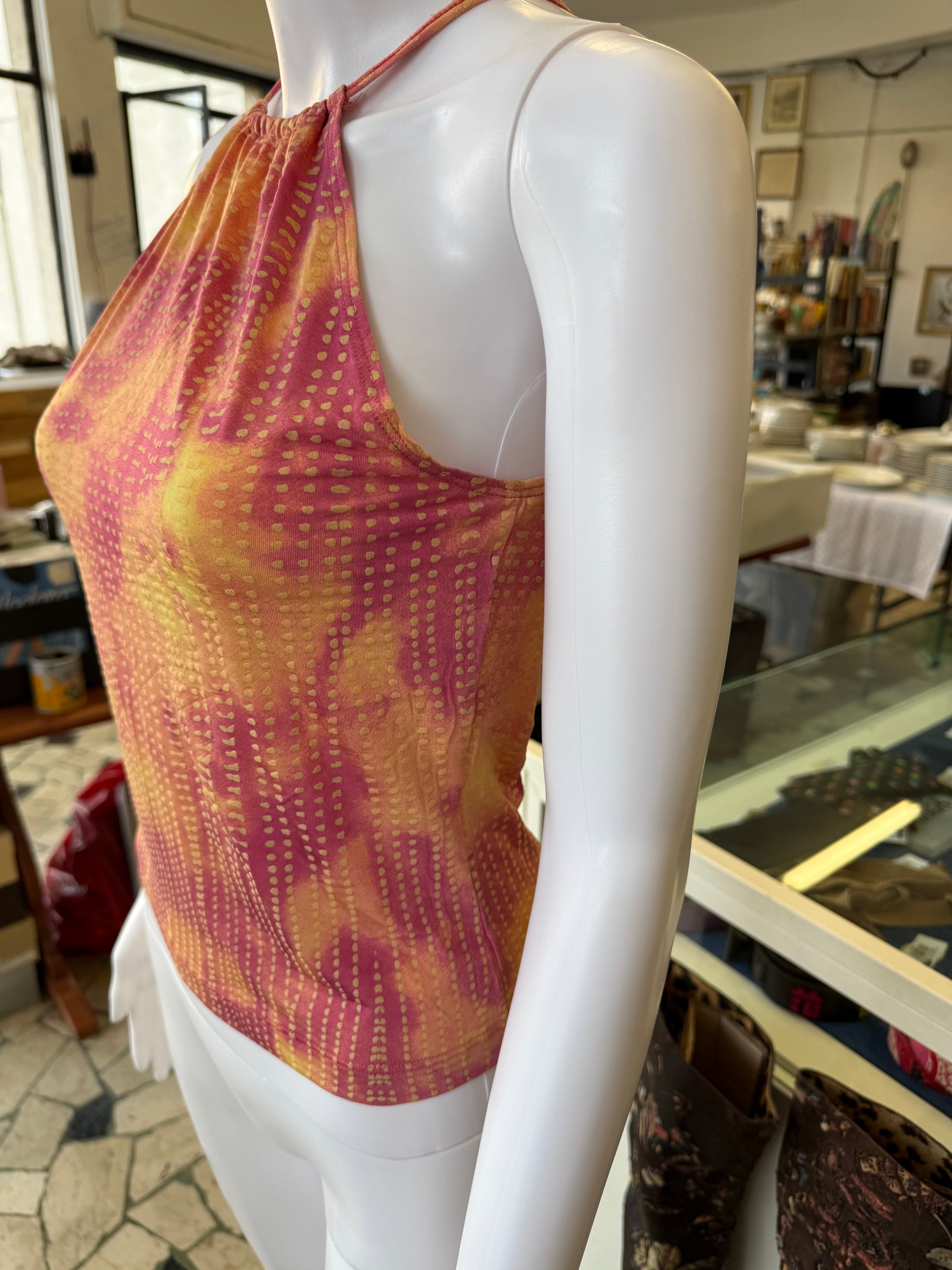 Top Roberto Cavalli nuvole / tramonto 90s
