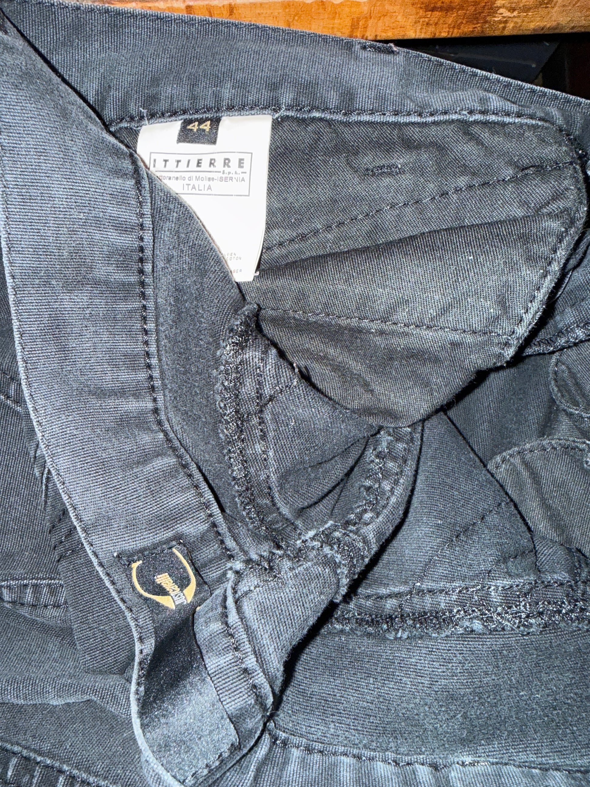 Jeans Roberto Cavalli Just neri con dettagli