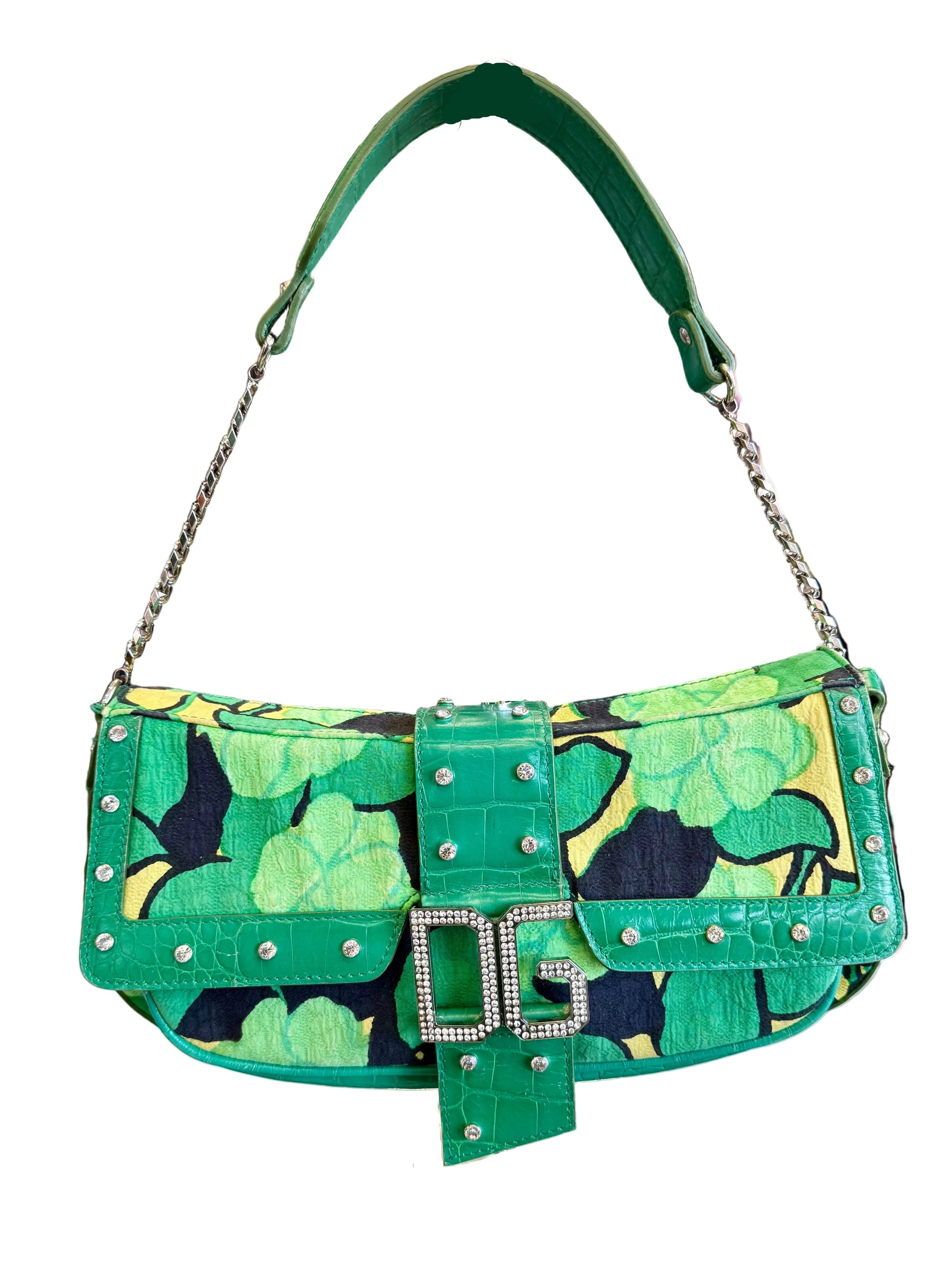 Borsa baguette Dolce&gabbana SS2004 quadrifoglio