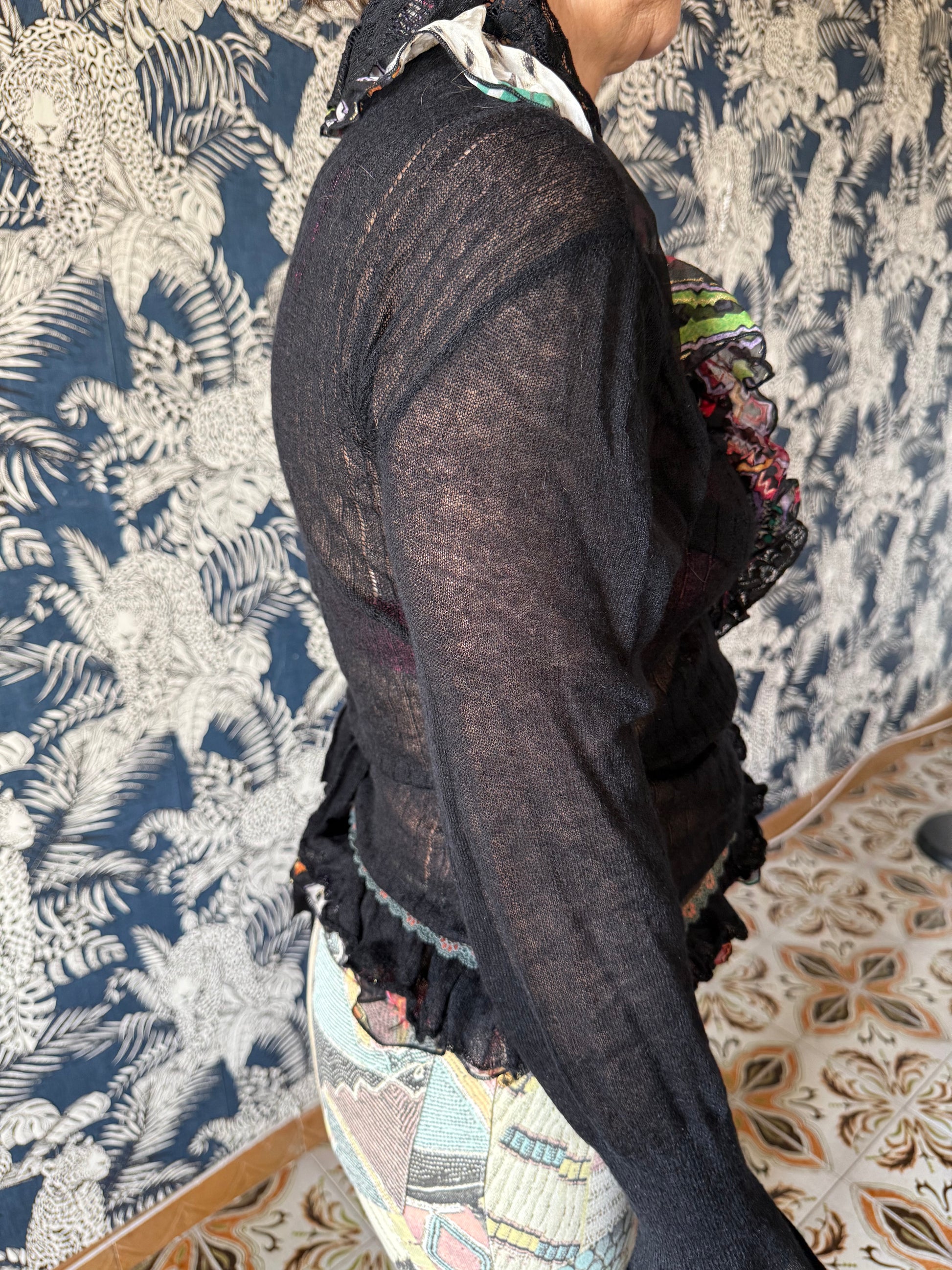 Cardigan pizzo colori Roberto Cavalli Just 2000”