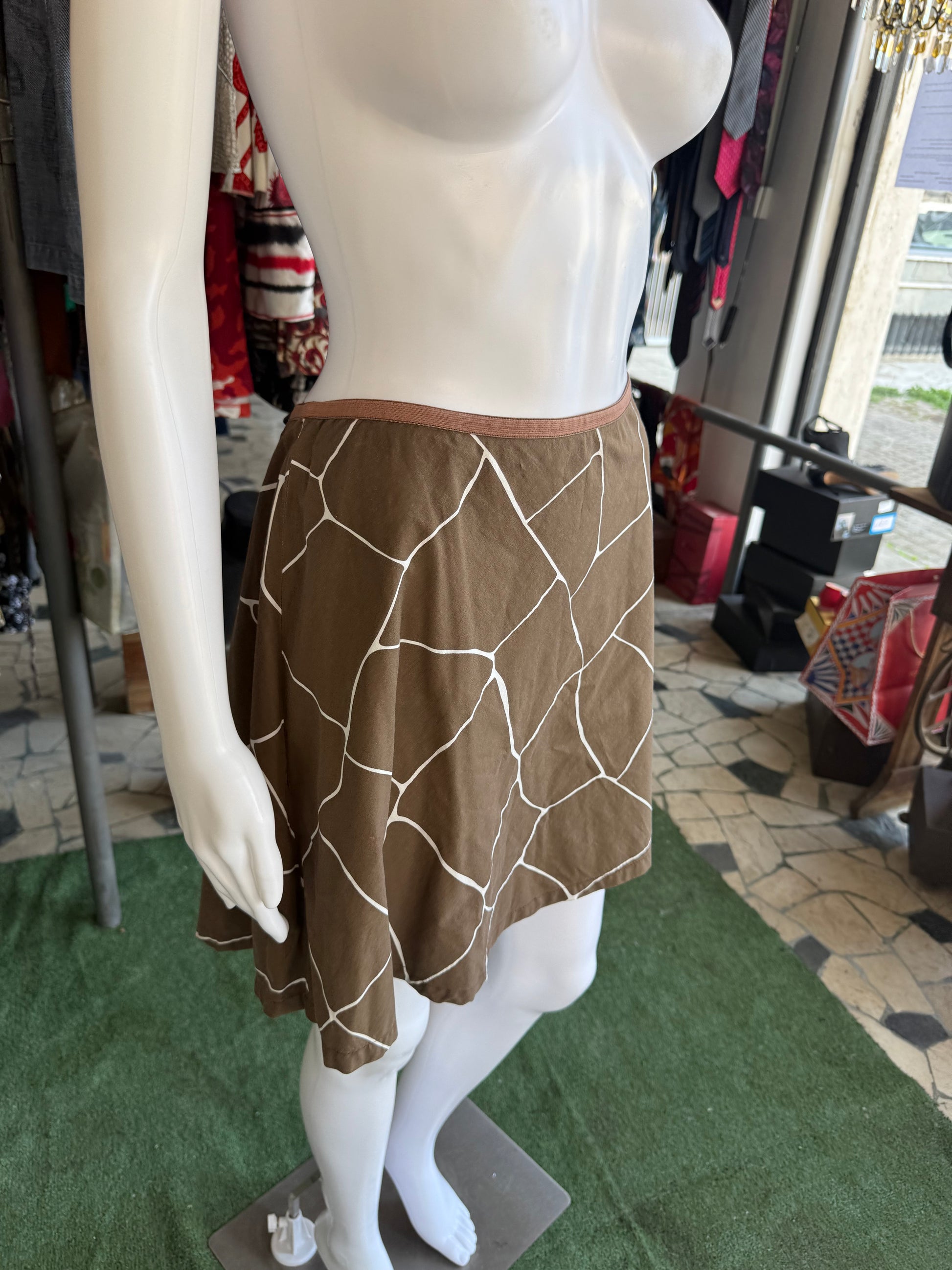 Gonna MiuMiu geometrie 1990s