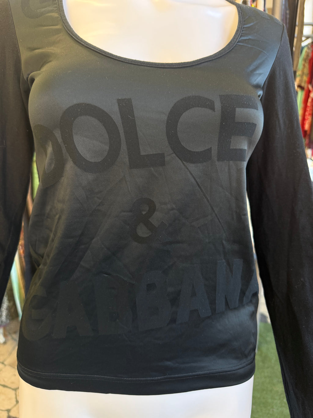 Top Dolce & Gabbana scritta 00s