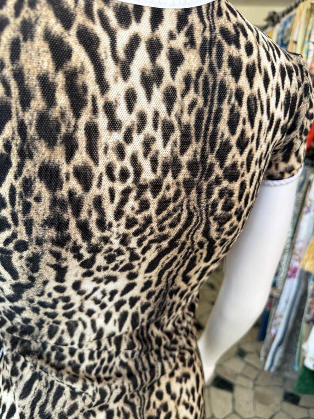 Top leopardo Roberto Cavalli 00s
