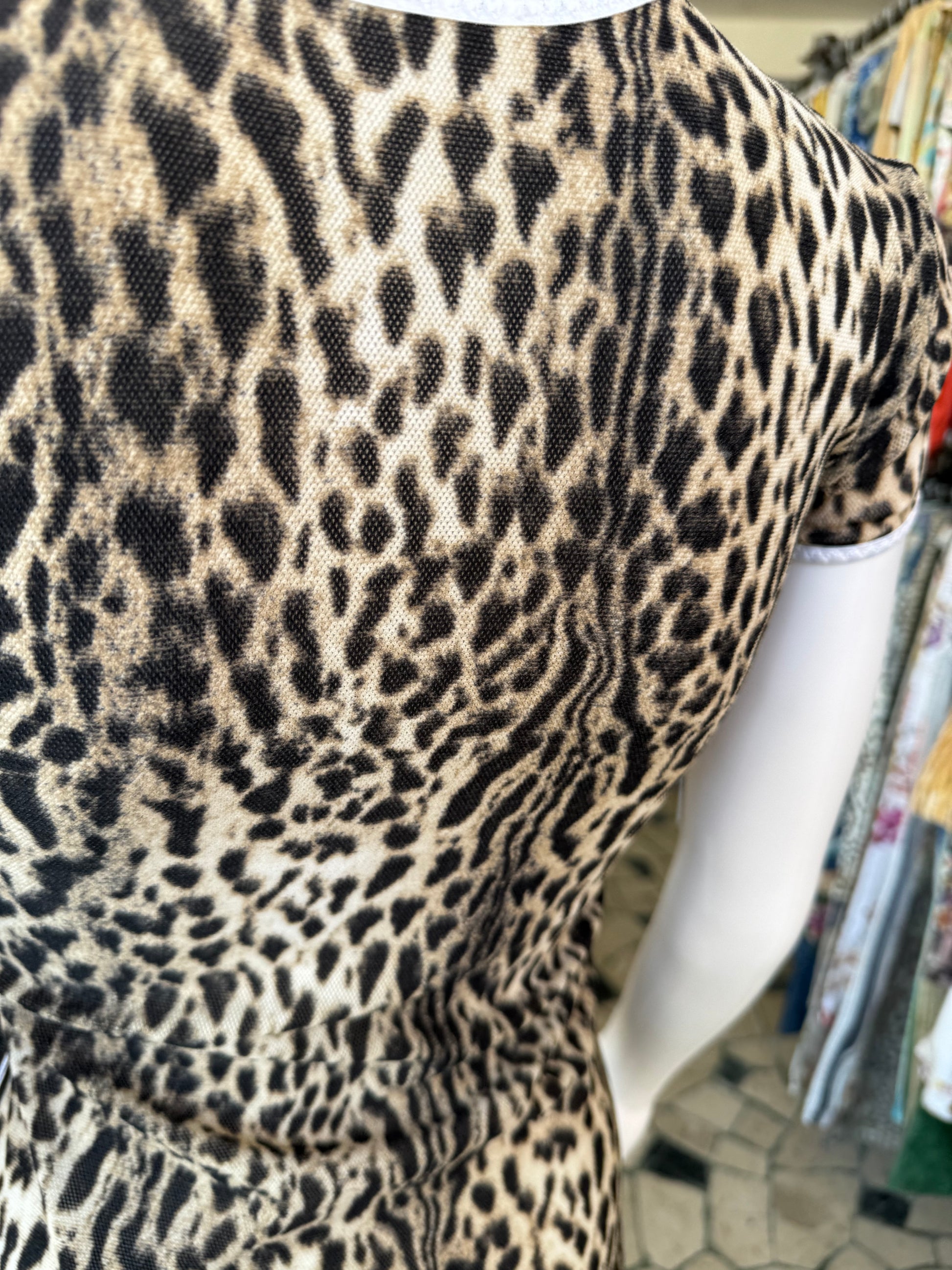 Top leopardo Roberto Cavalli 00s