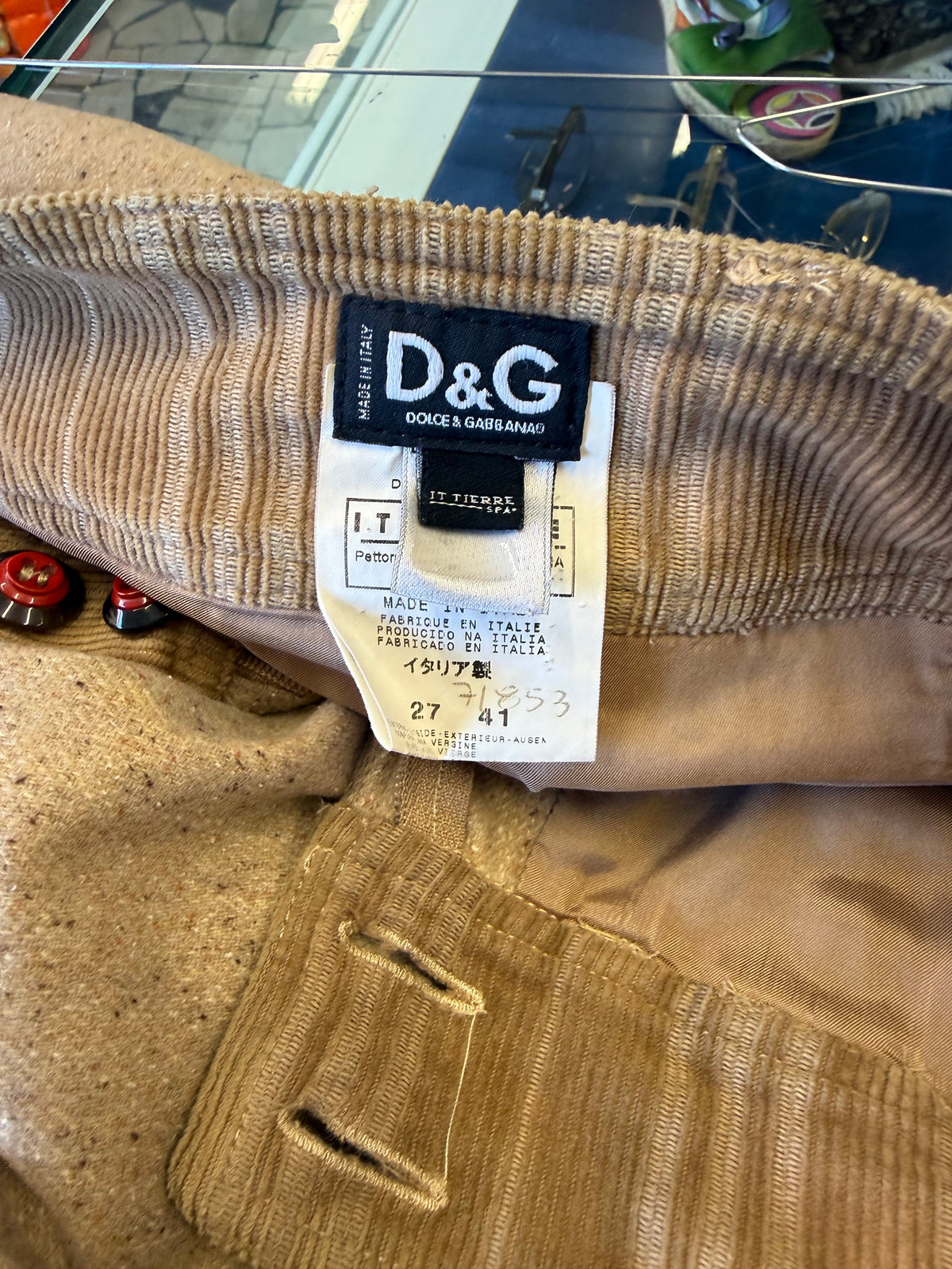 Pantalone lana Dolce & Gabbana 00s
