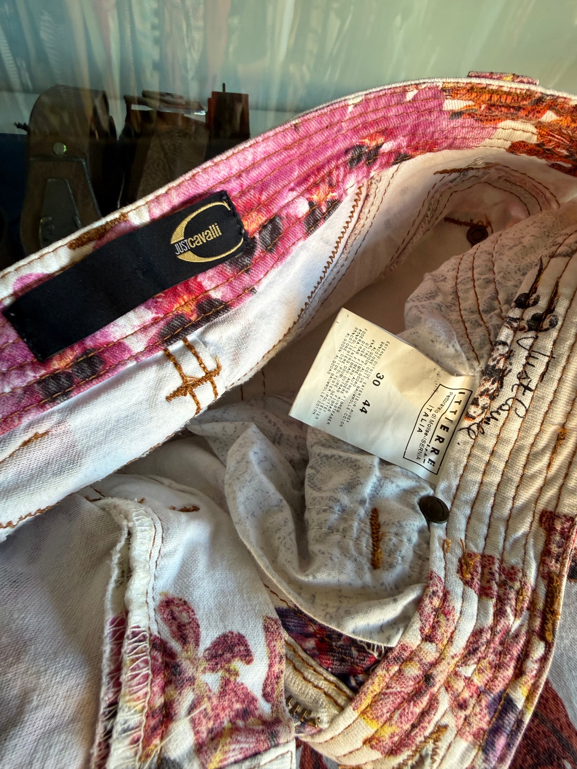Jeans Hawaii gioiello Roberto Cavalli Just 2005” circa