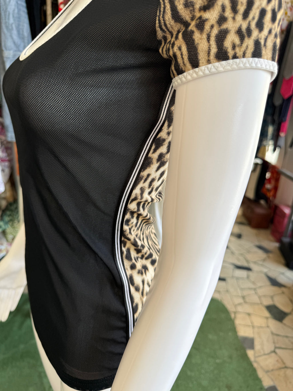 Top leopardo Roberto Cavalli 00s