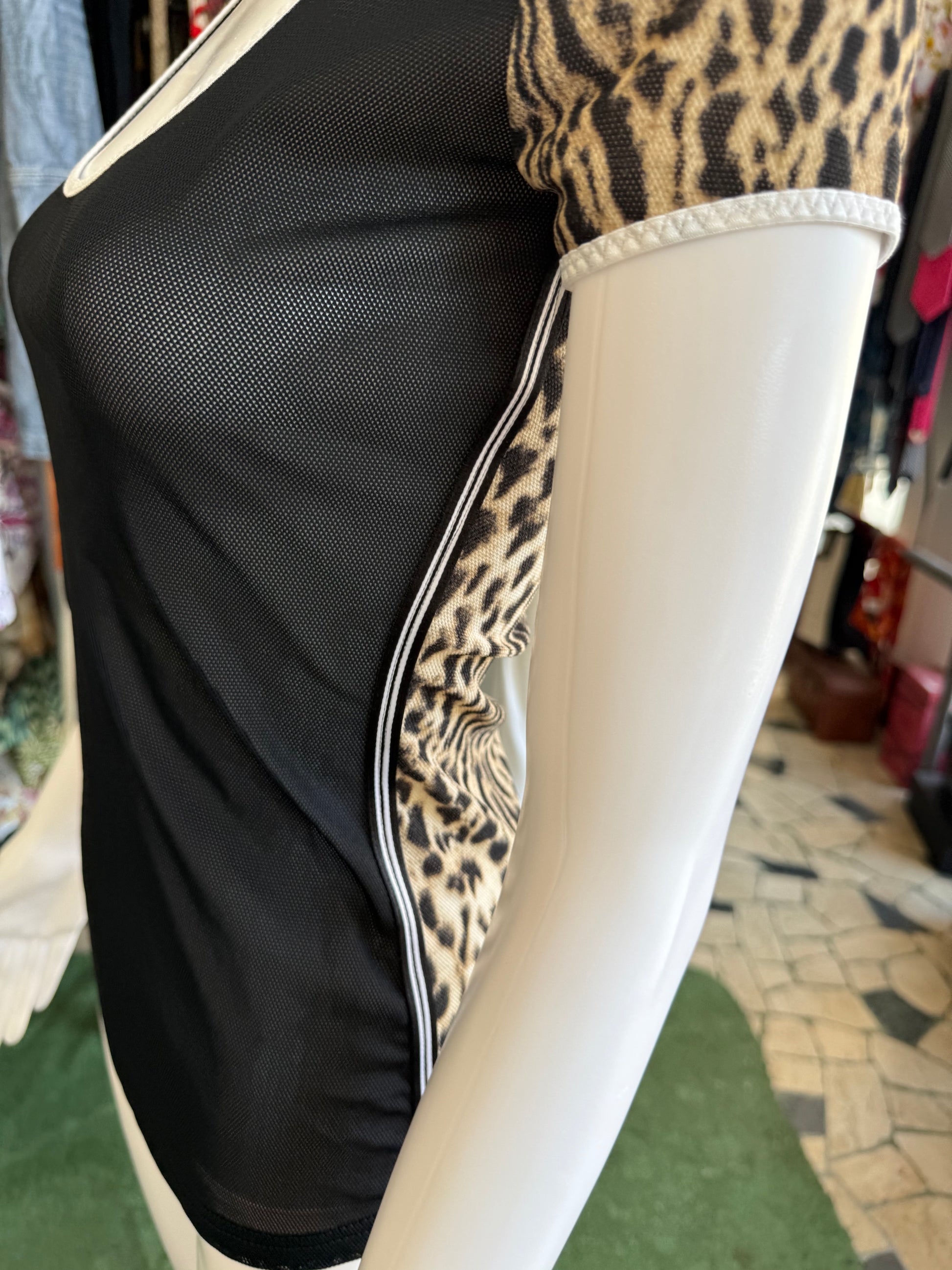 Top leopardo Roberto Cavalli 00s
