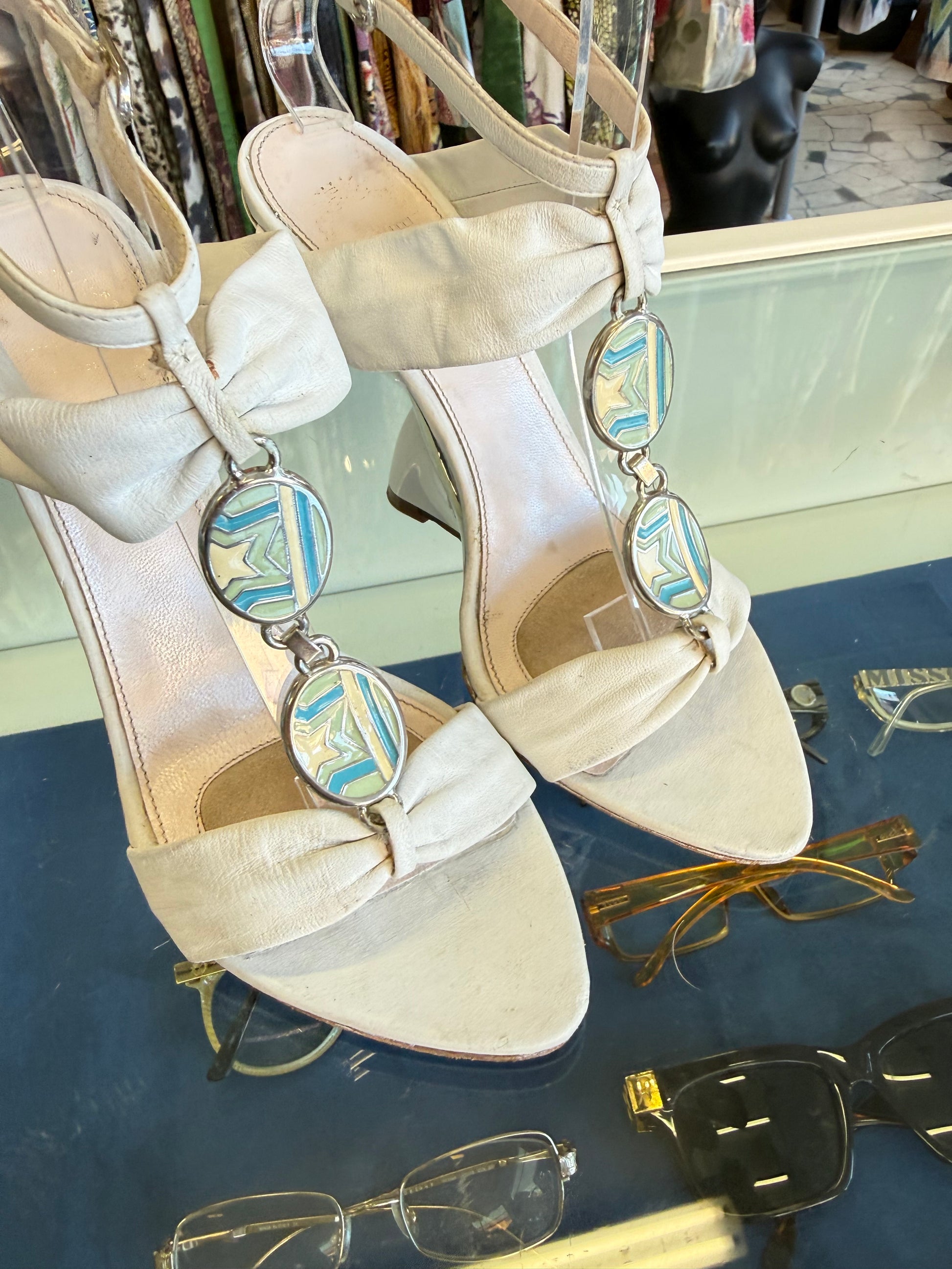 Sandali zeppe gioiello Emilio Pucci SS2008