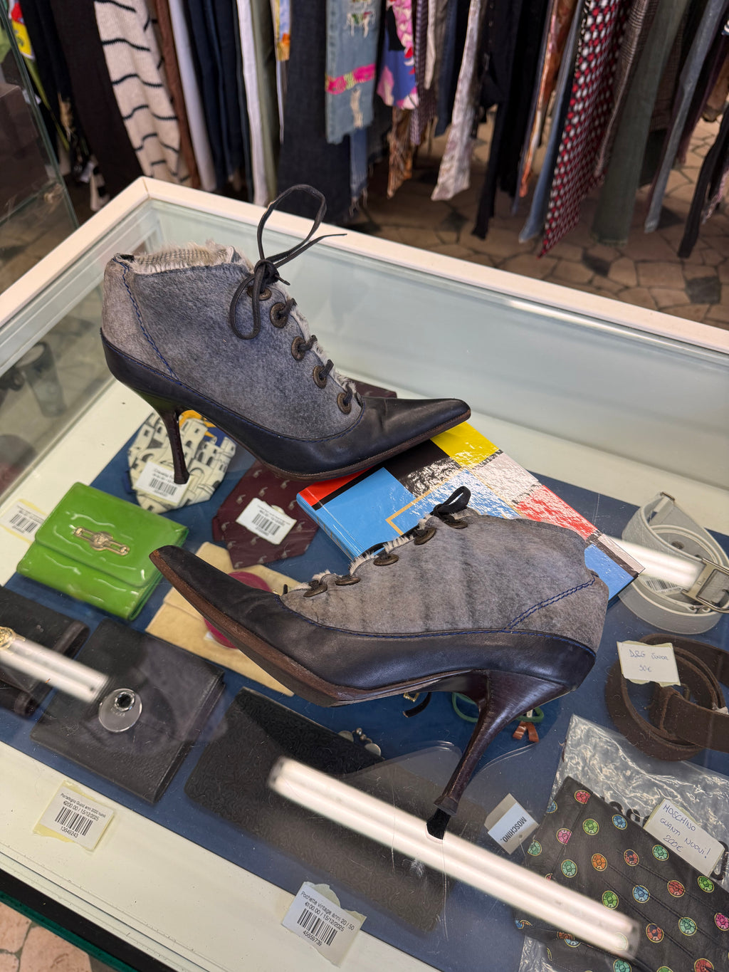 Stivaletti Giuseppe Zanotti finta pelliccia 90” ￼