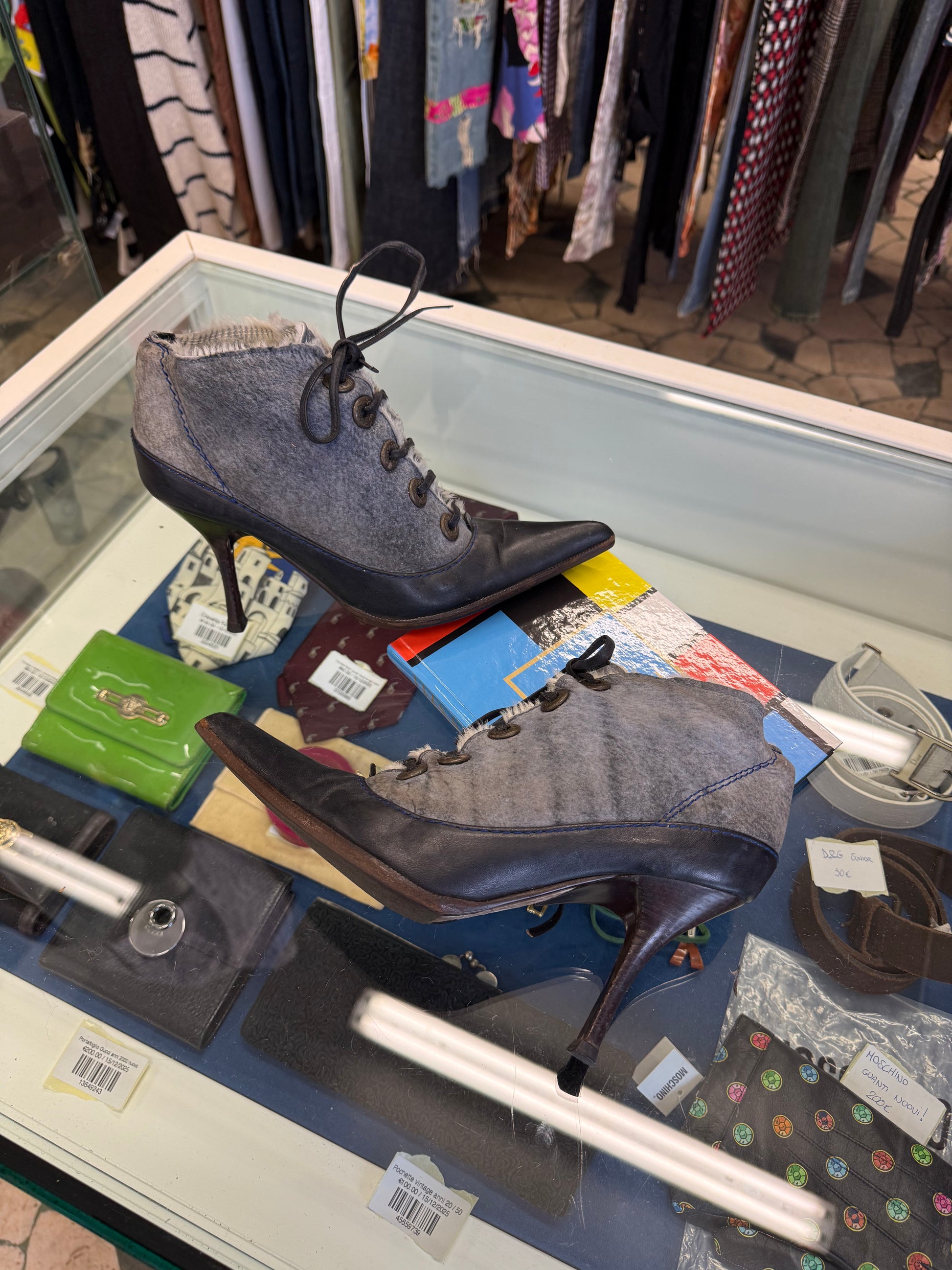 Stivaletti Giuseppe Zanotti finta pelliccia 90” ￼