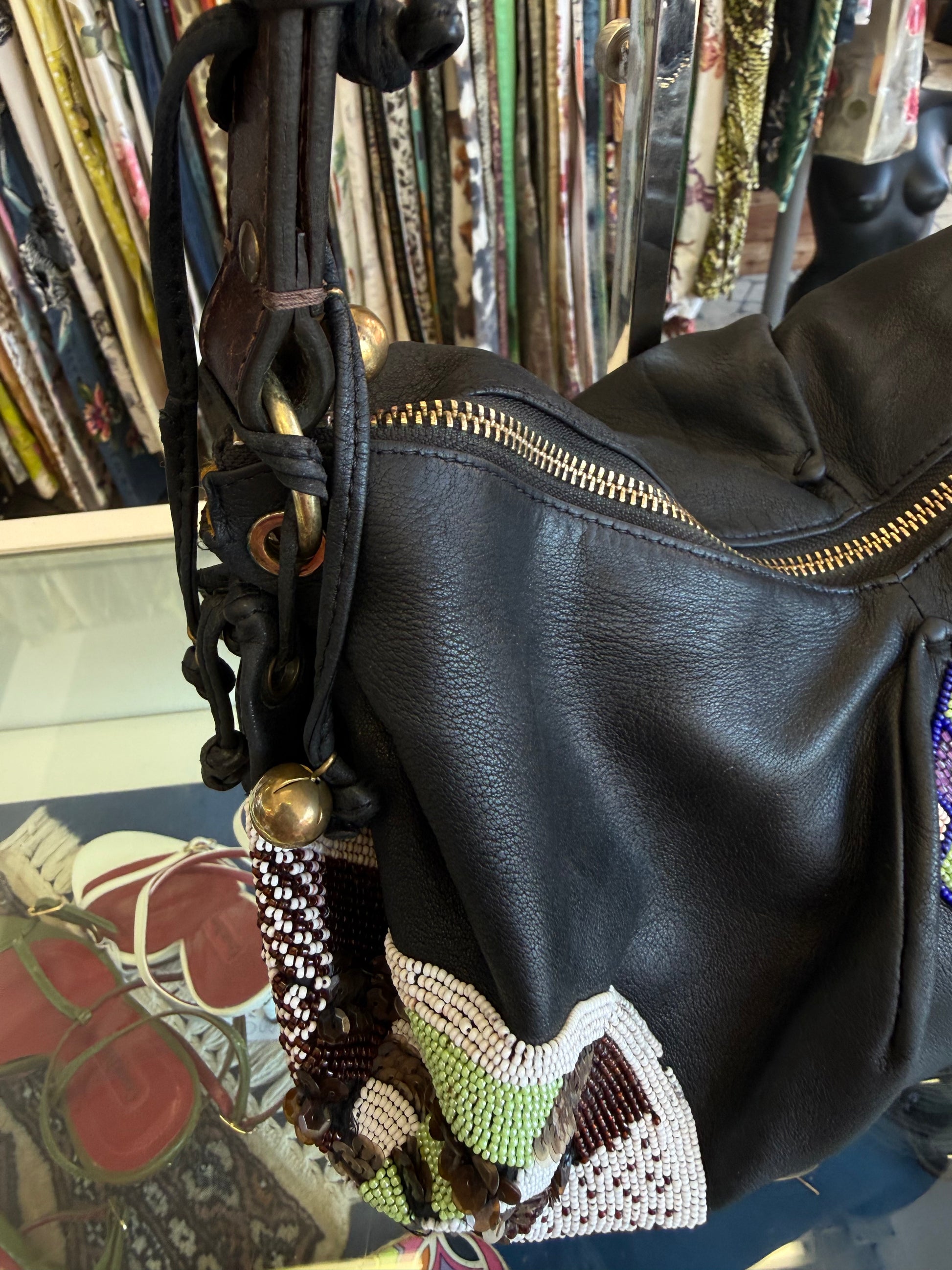 Borsa Etro ricamata in perline navajo 00s