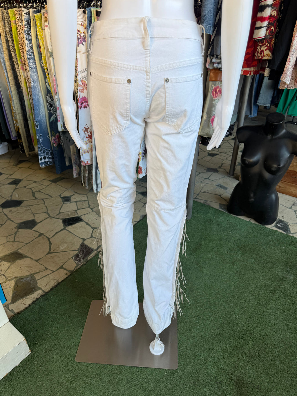 Jeans Ralph Lauren navajo e frange 00s