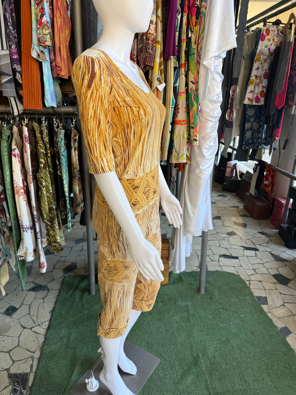 Completo Roberto Cavalli paglia ed intreccio 2000s