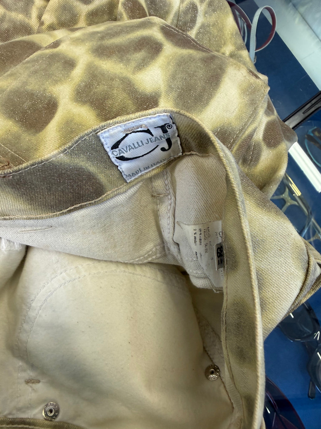 Jeans Roberto Cavalli giraffa 00s