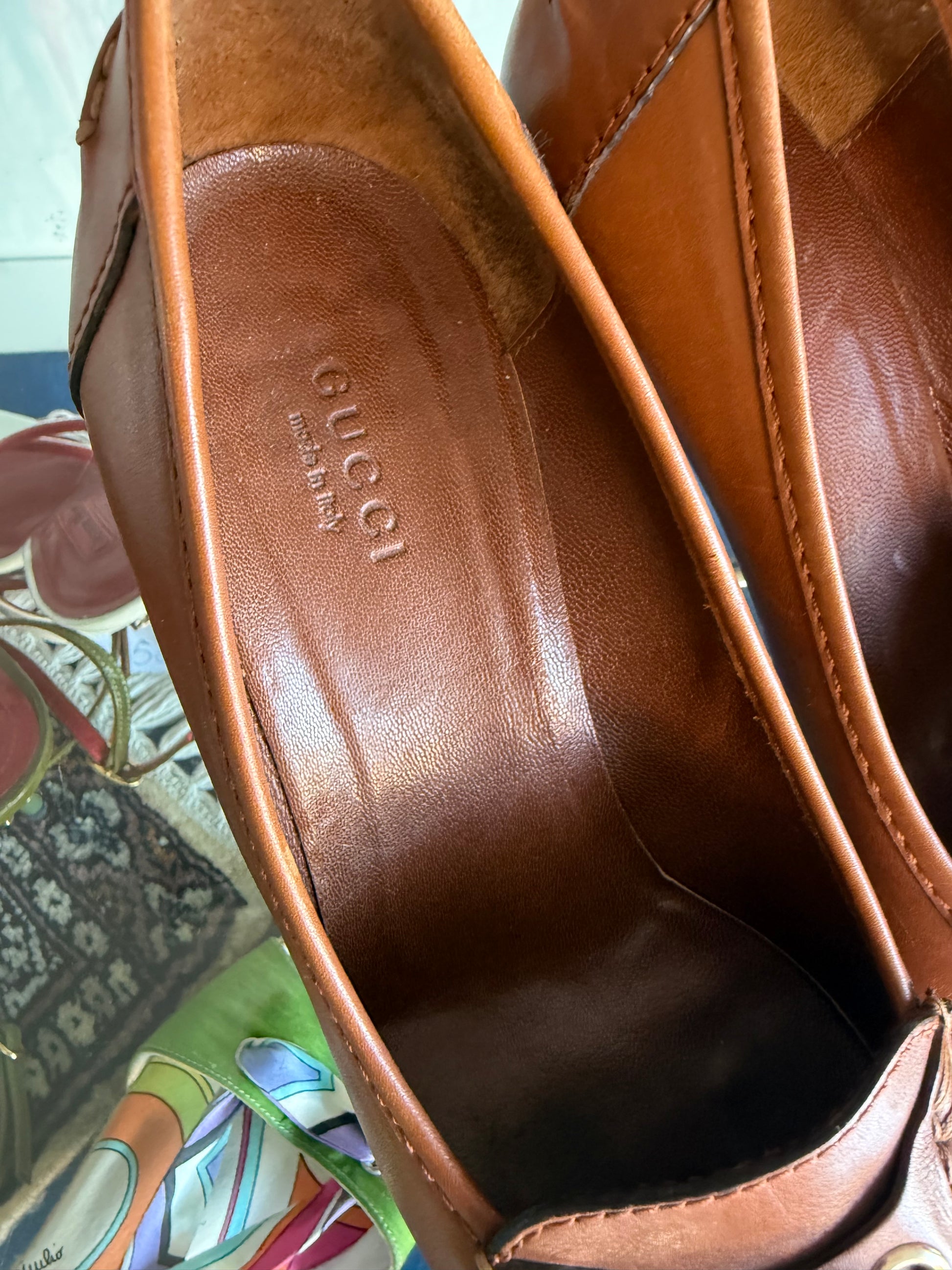 Décolleté Gucci bambù 00s