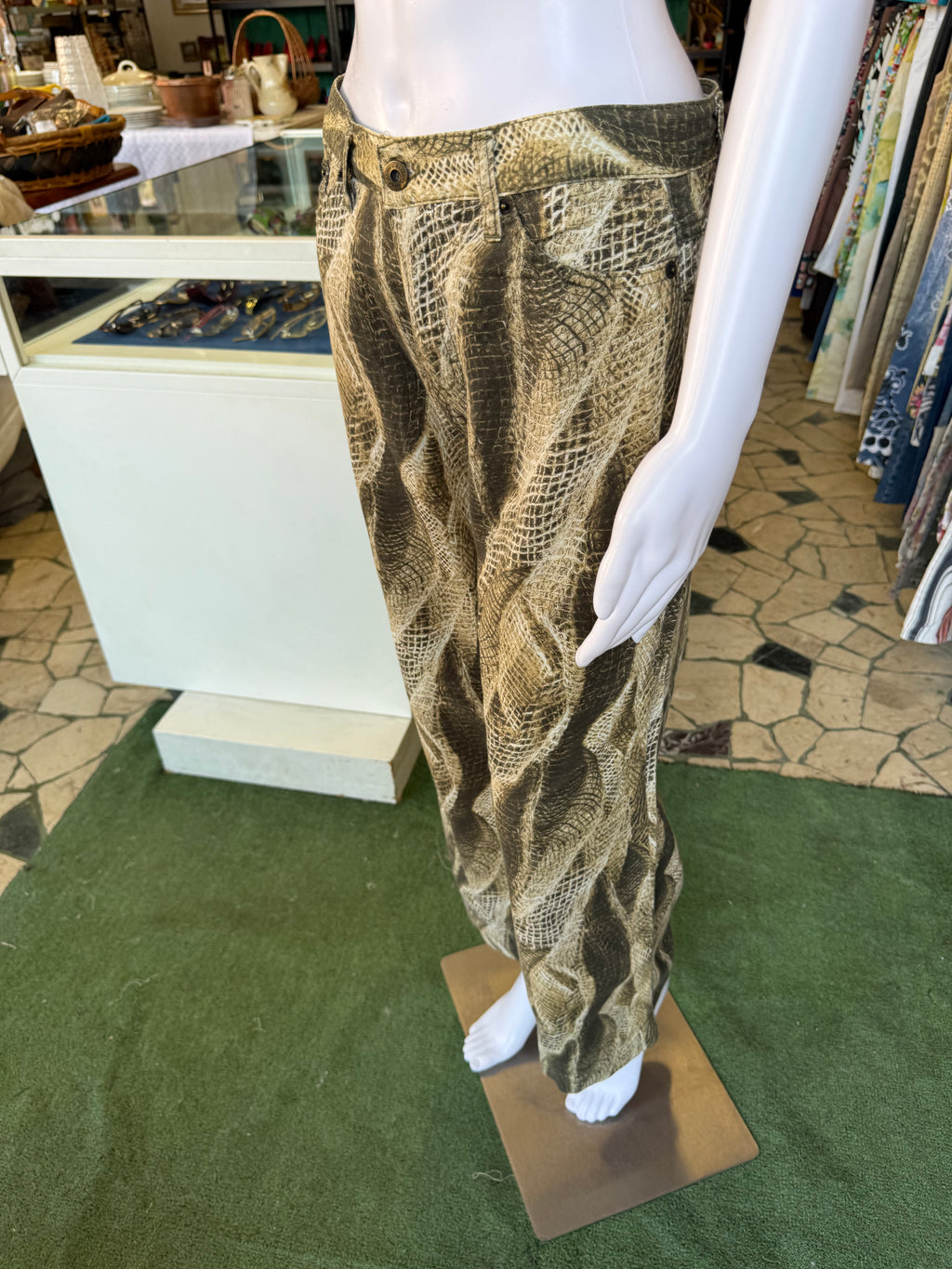 Pantalone Dolce & Gabbana rete da pesca 00s