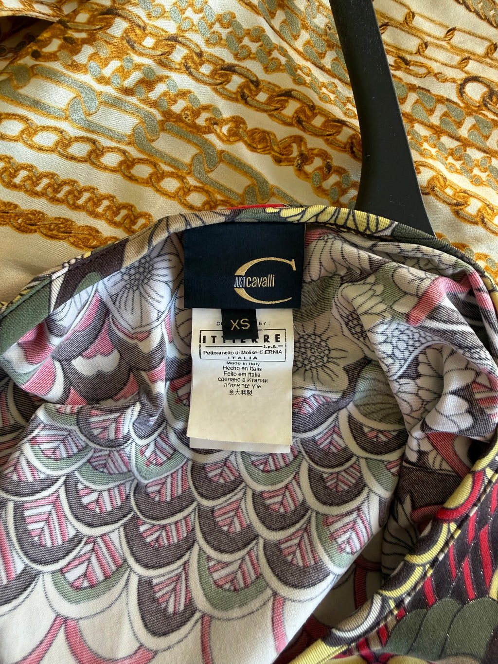 Top Roberto Cavalli astratto 2000s