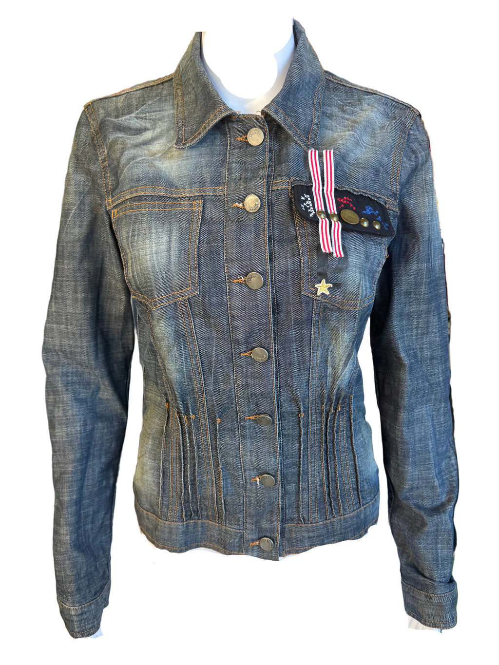 Giacca John Galliano ricamata 2000s