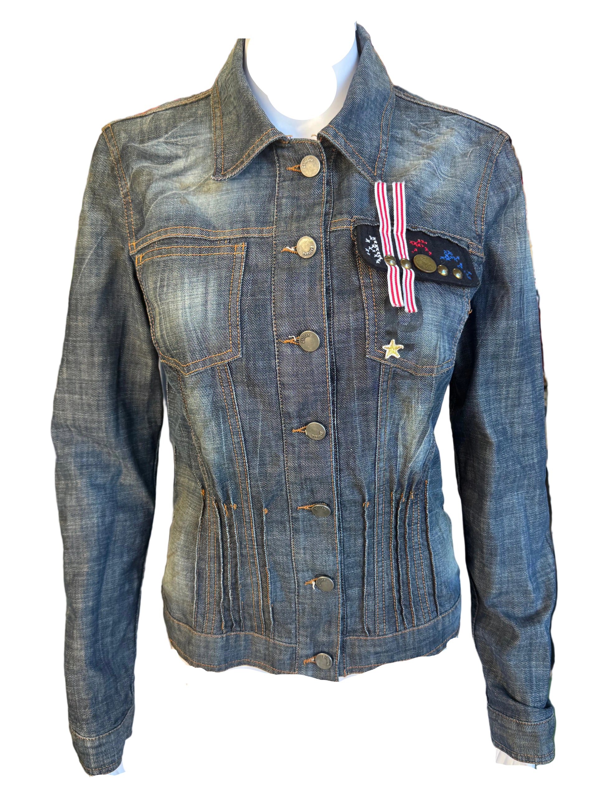 Giacca John Galliano ricamata 2000s